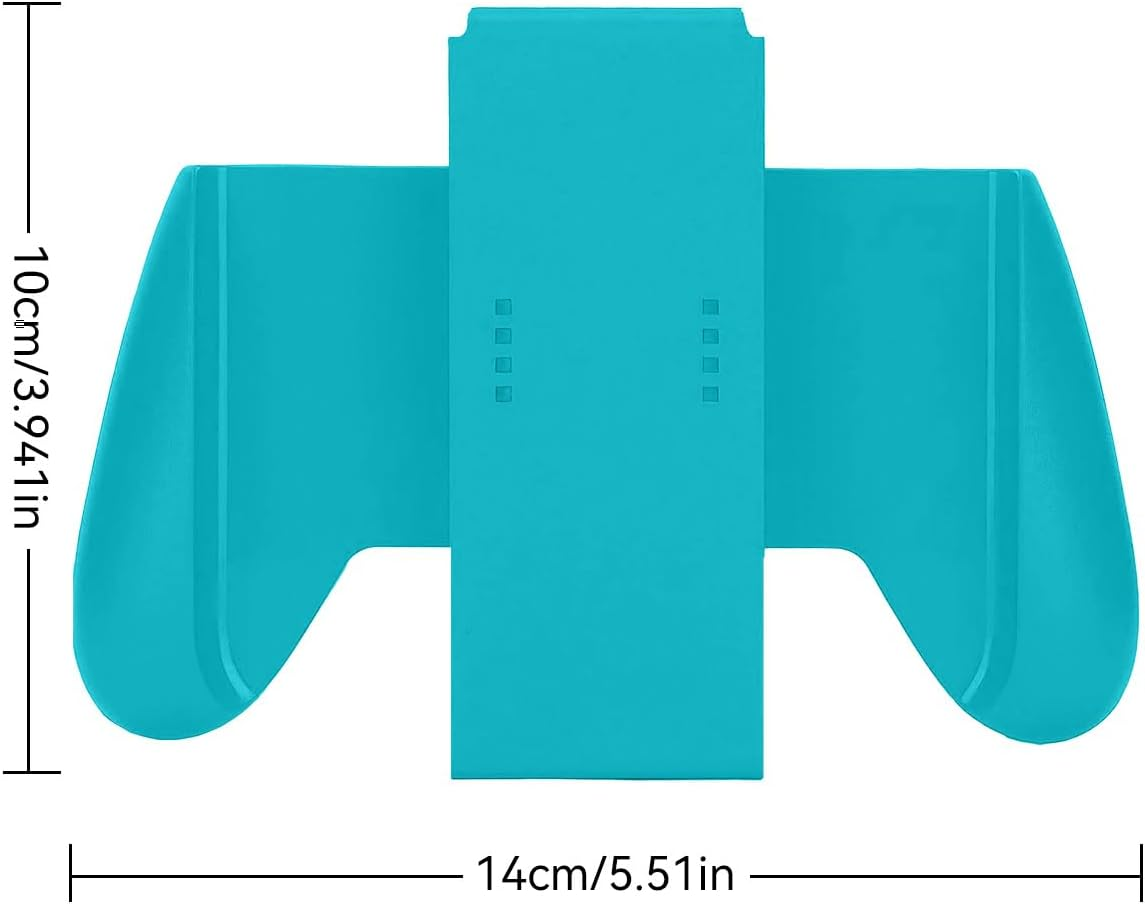 T Tersely Switch Grip Handle Bracket Support Holder, Hand Grips for Nintendo Switch Controllers Joycon Comfort Grip Compatible with Nintendo Switch| NOT for Switch 2 (Blue) image number 3