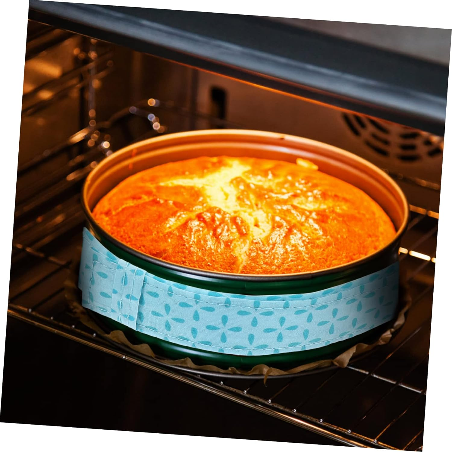 Alipis 3Pcs Tin Anti-Deformation Bake Even Strips Absorbent Thick Cake Strips Cake Pan Protector Wire Rod Cloth Tool Baking Tray Protection Strap Cloth Cake Pan Protection Strap, AUIA2U03XAYG7E5594019DSE3 image number 4