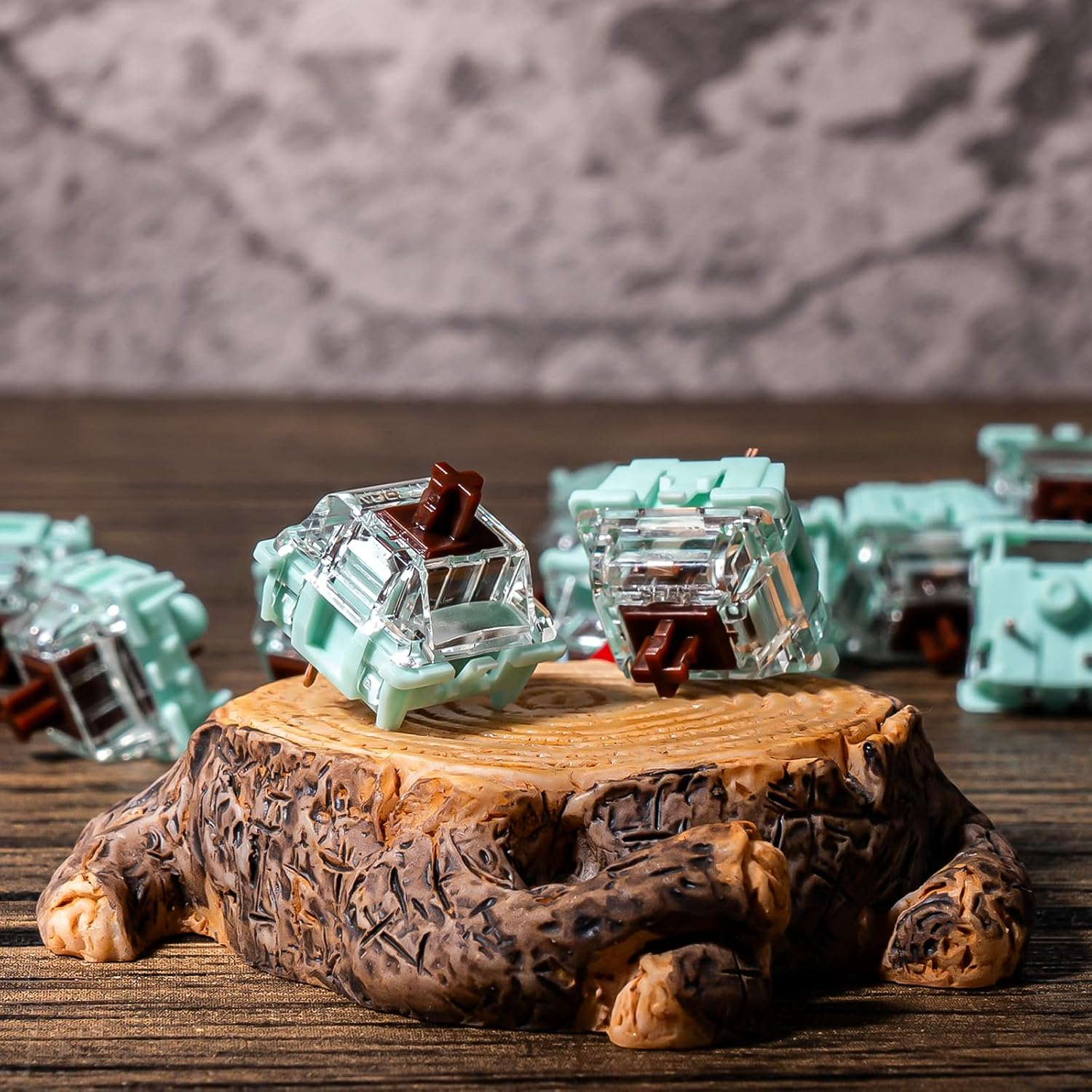 Gateron Jade 3.0 Seriesbrown Mechanical Keyboard Switches - Tactile & Balanced for Versatile Typing & Gaming - 55G Actuation Force -72Pcs image number 5