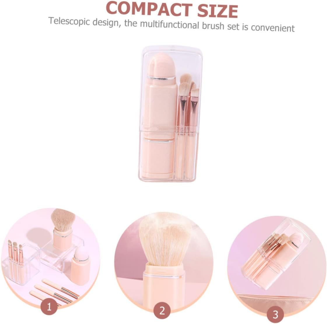 Beavorty 1 Set Multi-Purpose Makeup Brush Kit Eye Shadow Brush Loose Power Brush for Face Cosmetics Brush image number 7