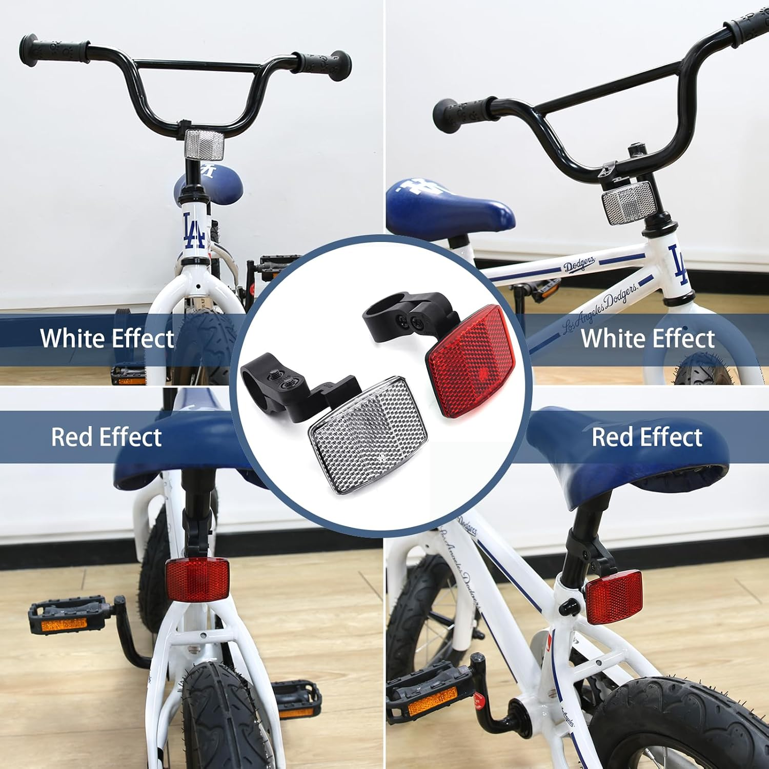 Bicycle Reflector Kit - Amber Reflector Kit image number 4