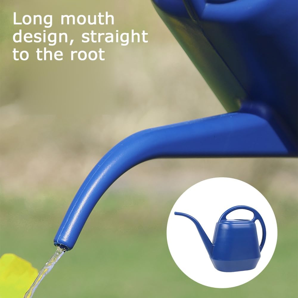 4L Gardening Watering Can with Durable Material, Durable Plastic Long Spout Watering Kettle, Portable Plant Watering Can, Large Plastic Watering Can for Garden Flowers Plants image number 1