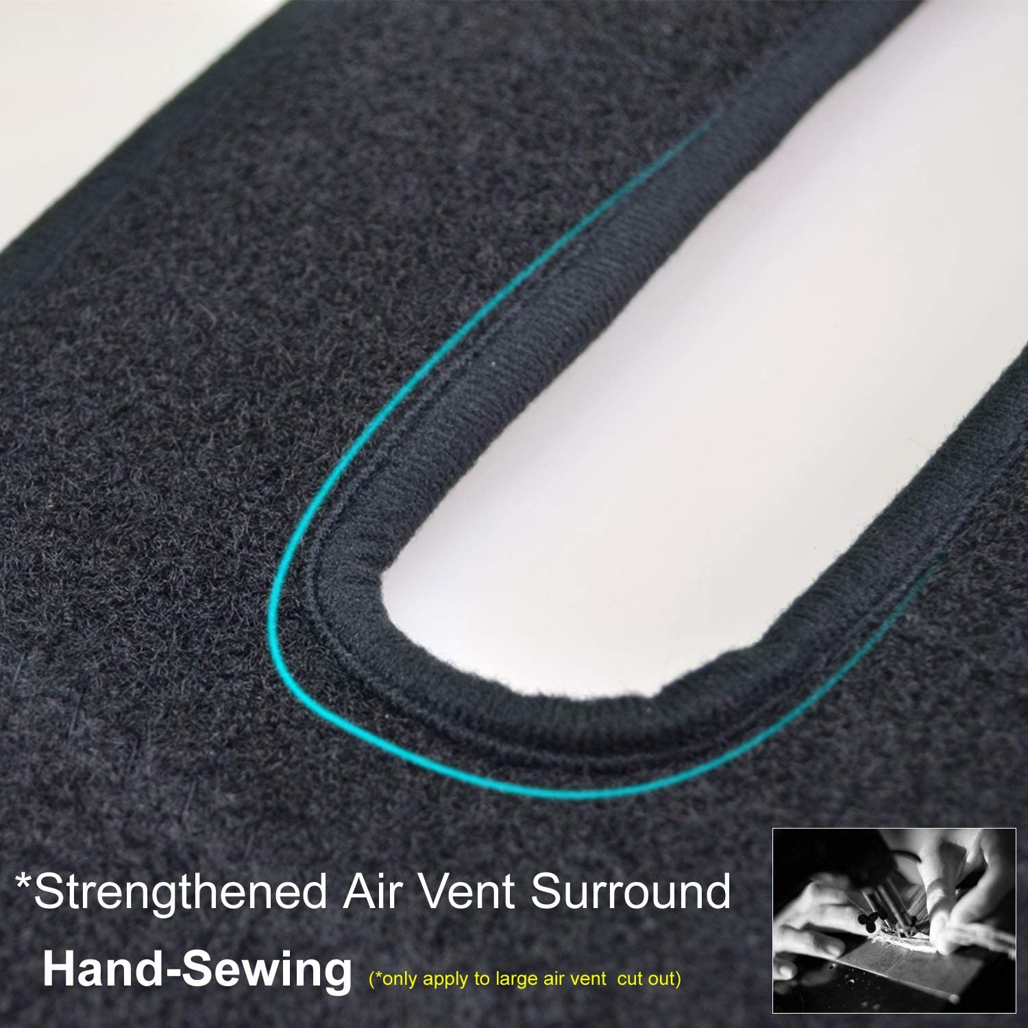 Dash Cover Mat Fit for Jeep Grand Cherokee WK2 Overland SRT8 Trailhawk 2012-2020 Accessories Dashboard Cover Non Slip Pad Dashboard Mat Protector Sunshade No Glare image number 1