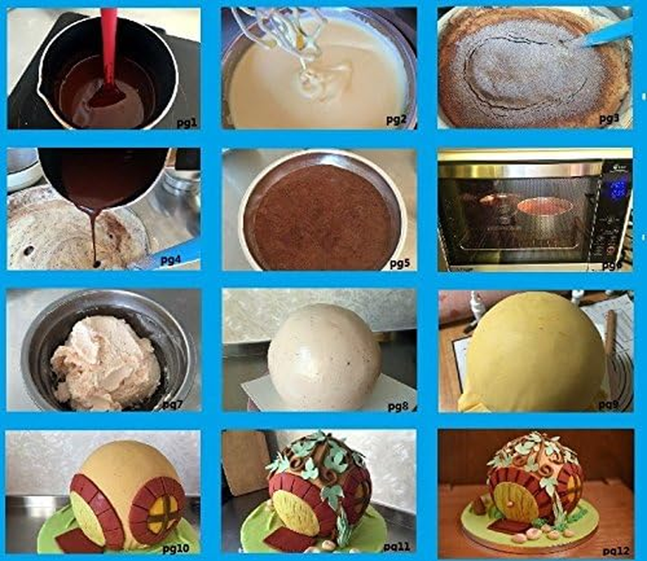 8 Inch Aluminum Alloy House Cake Bake Mold Cakes Baking Pan (Home)