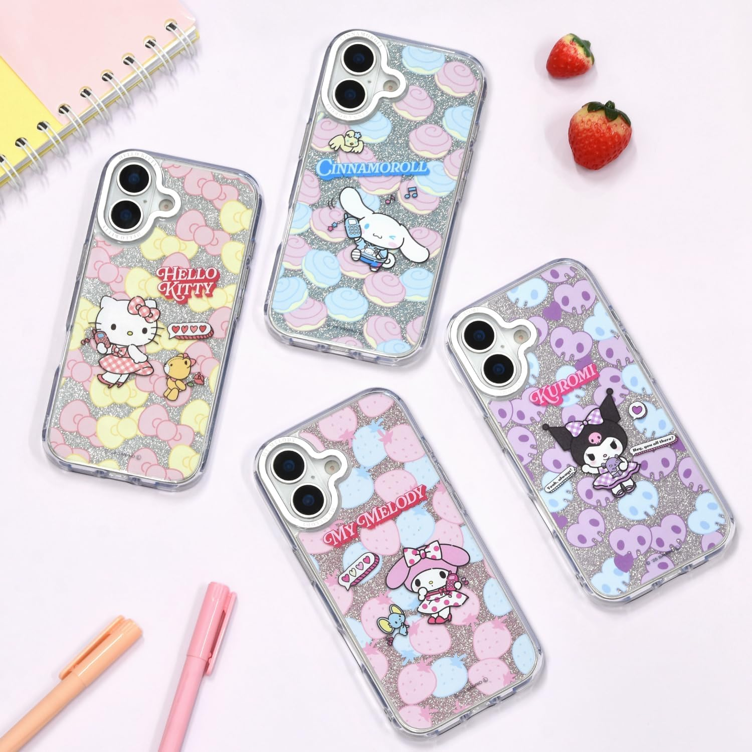 Gourmandies Sanrio Characters Camera Frame Iphone 17 Compatible Case Hello Kitty SANG-587KT image number 6