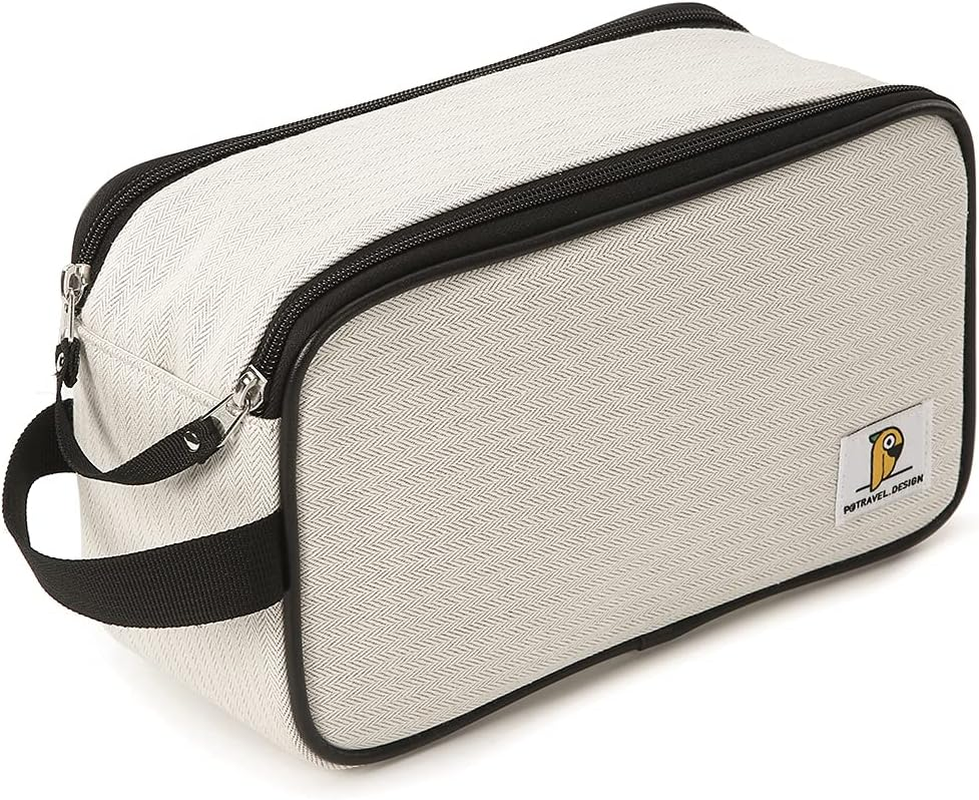 Shave Bag for Toiletries Cosmetics Makeup Beauty Bag Organiser for Travelling Shaving Gear Brushes Skincare from Paton Travel Australia image number 1