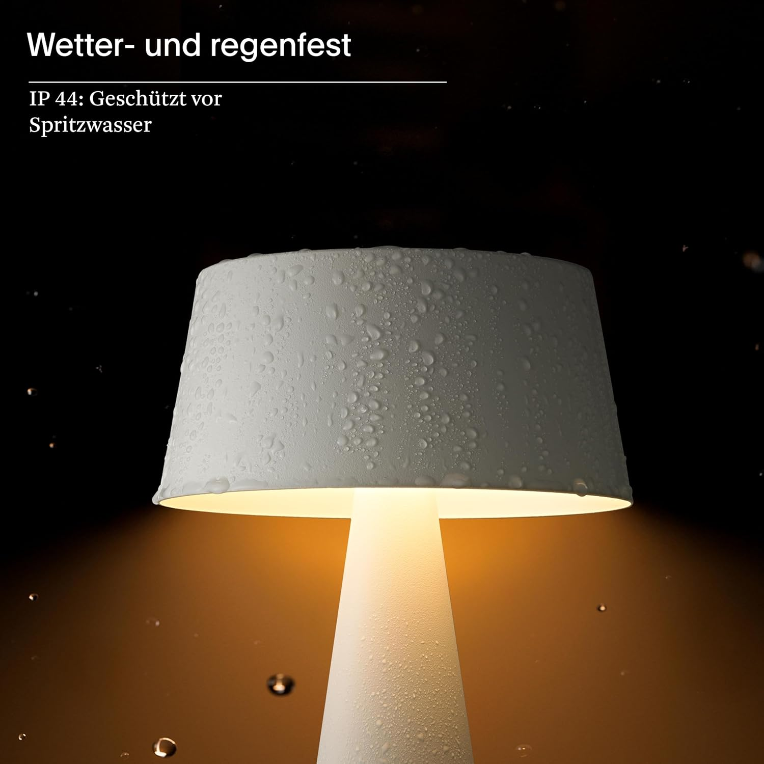 SIGOR Solino Snow White Solar LED Battery Table Lamp with Magnetic Joint and Double Charging Function (Solar & USB-C), Dimmable & Wireless, IP44 Outdoor Table Lamp, up to 6.5 Hours Light Time image number 4