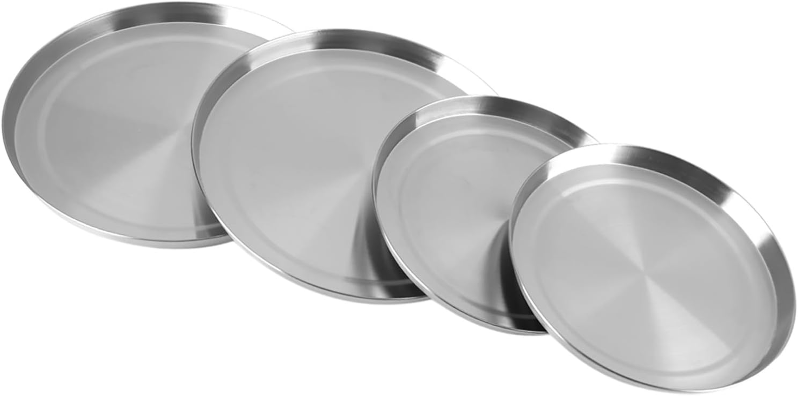 Stainless Steel Kitchen Stove Top Burner Covers, 4 Piece Set image number 2