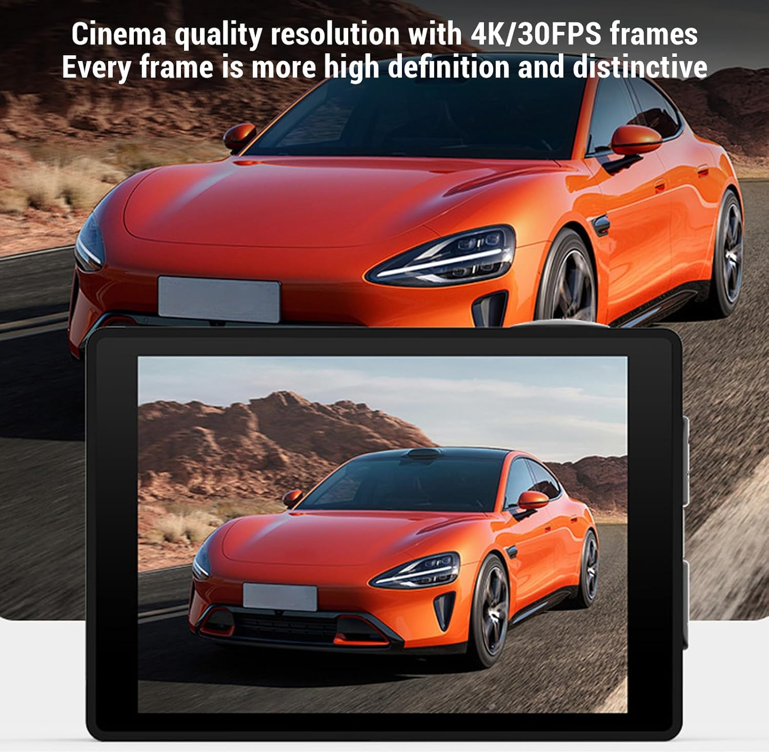 Action Camera 4K, HD Wide Angle Camera with 2 Inch IPS Screen, Versatile Small Wearable Video Camcorder anti Shake with Components for Cycling image number 1