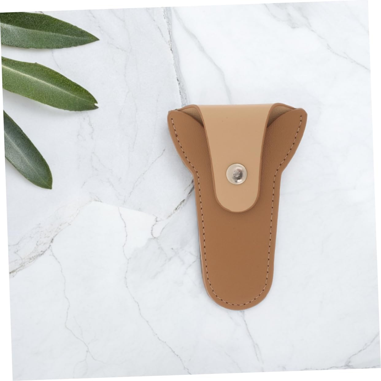 LOLIPPYY 2Pcs Nail Clippers Cuticle Scissor Pouch Manicure Pedicure Accessory Scissor Nipper Covers for Home Salon Use image number 1