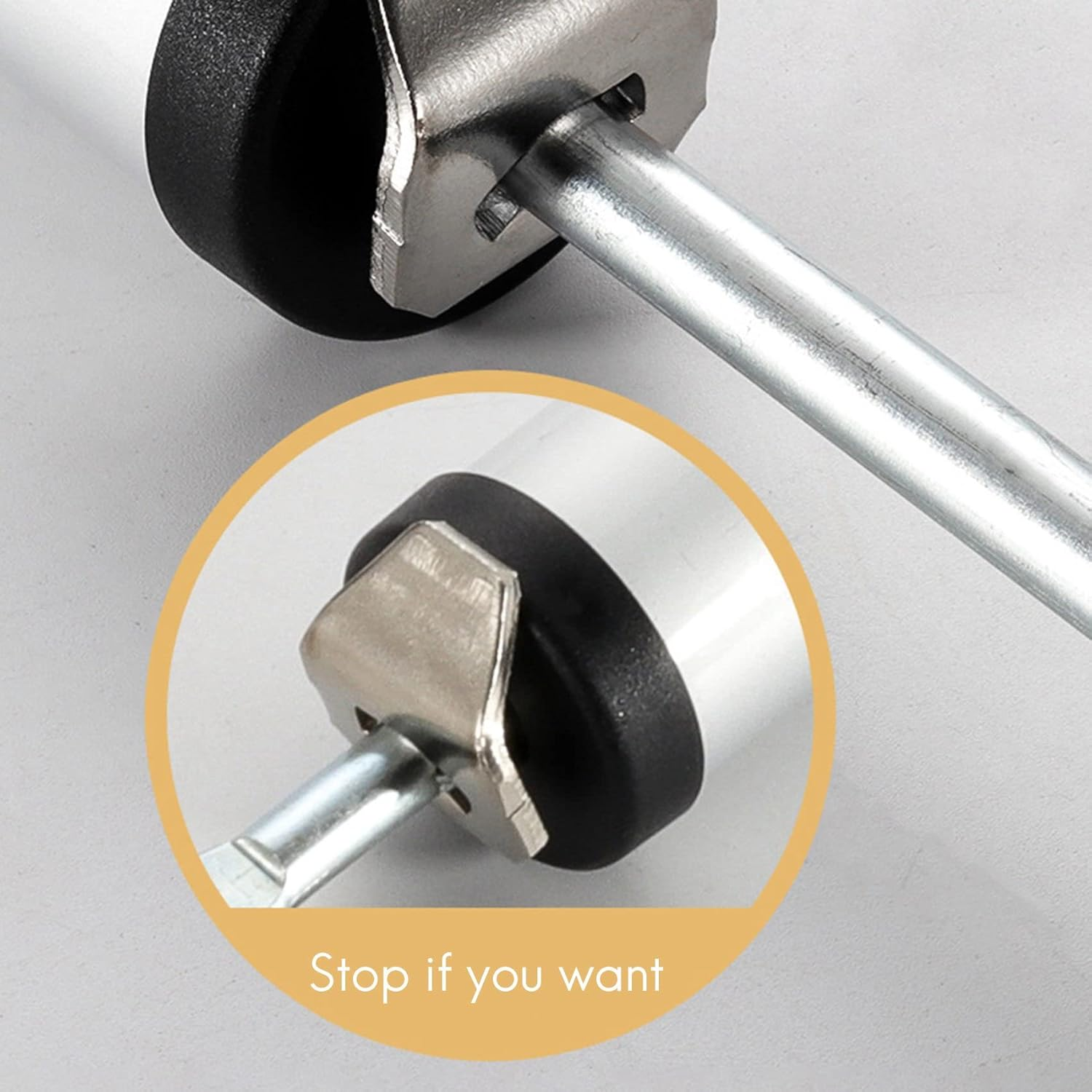 Simple Door Closer Silent Pneumatic Hydraulic Buffer Automatic Household Door Closing Artifact Furniture Hardware Brown image number 1