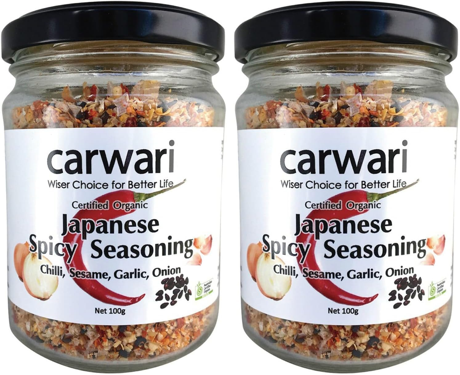 Carwari Organic Japanese Spicy Seasoning 100 G image number 1