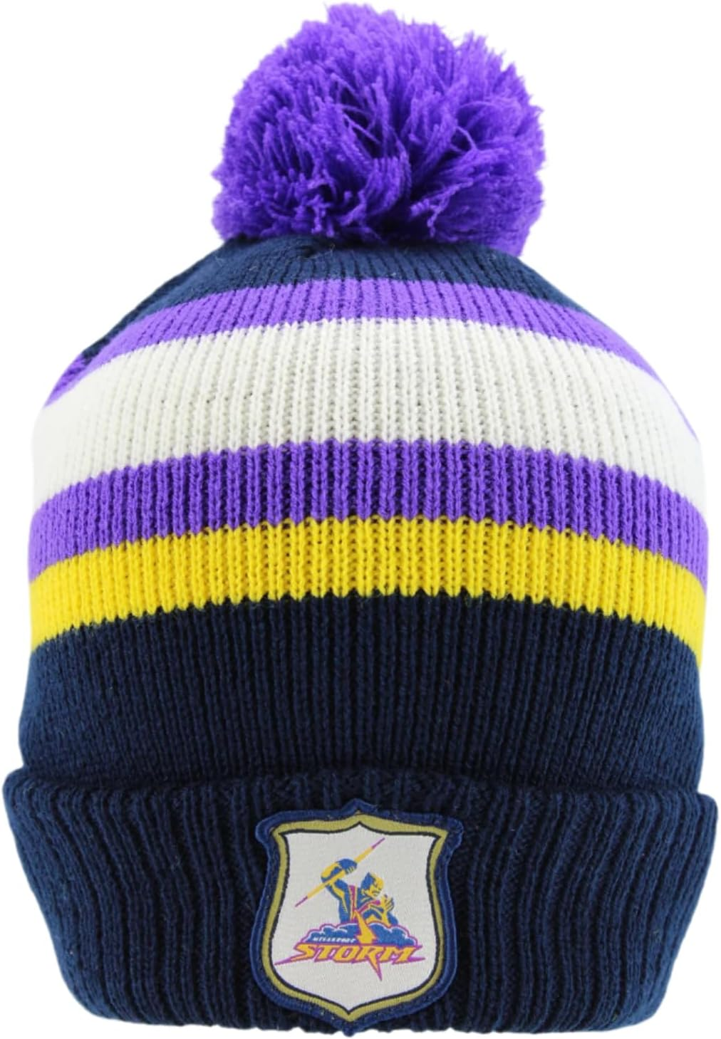 NRL Melbourne Storm Retro Beanie, OSFM