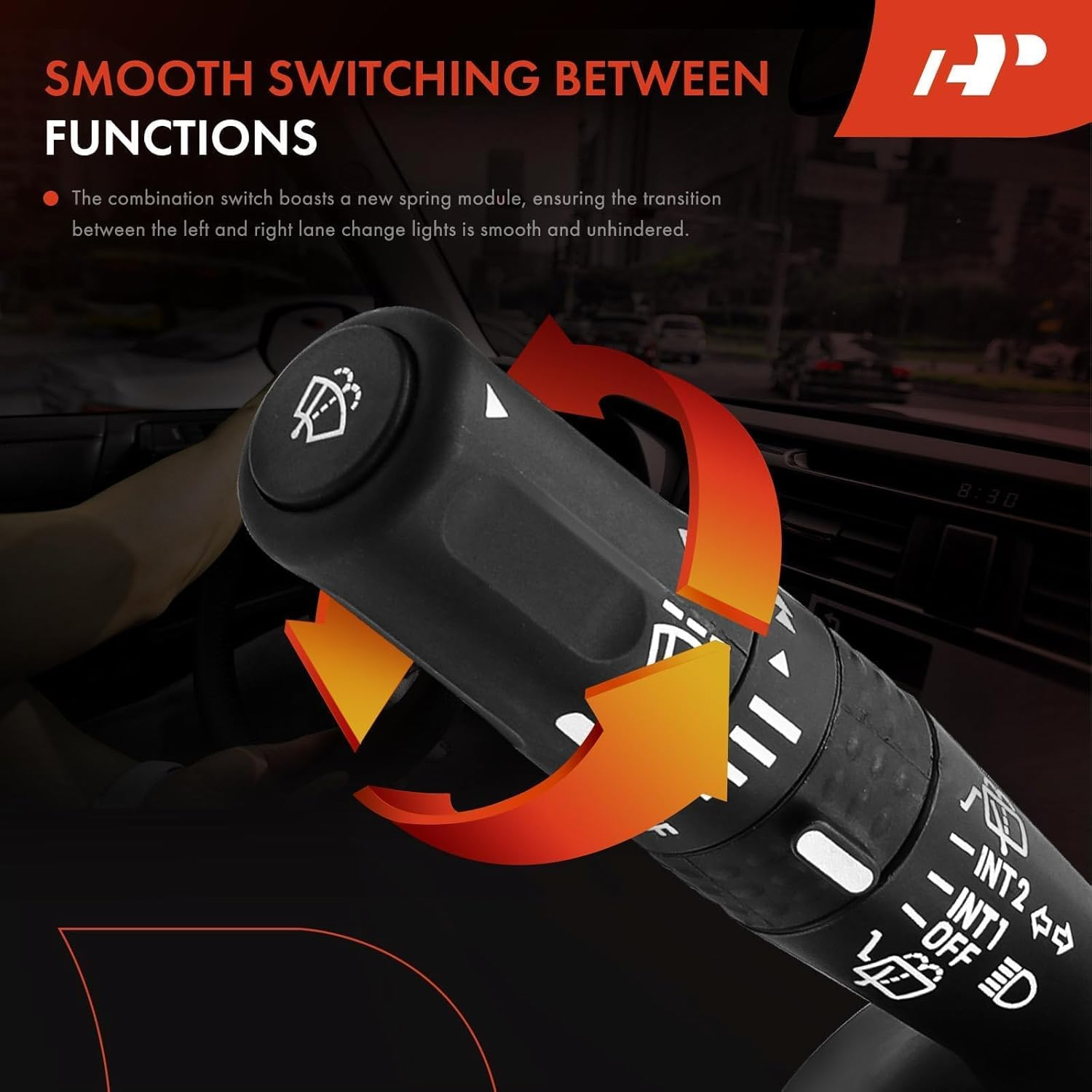 A-Premium Turn Signal Switch Windshield Wiper Washer Multi-Function Lever Compatible with Ford Expedition 2003-2006, Explorer 2002-2005 & Mercury Mountaineer 2002-2005, Replace# 2L2Z13K359AAB, CBS1172