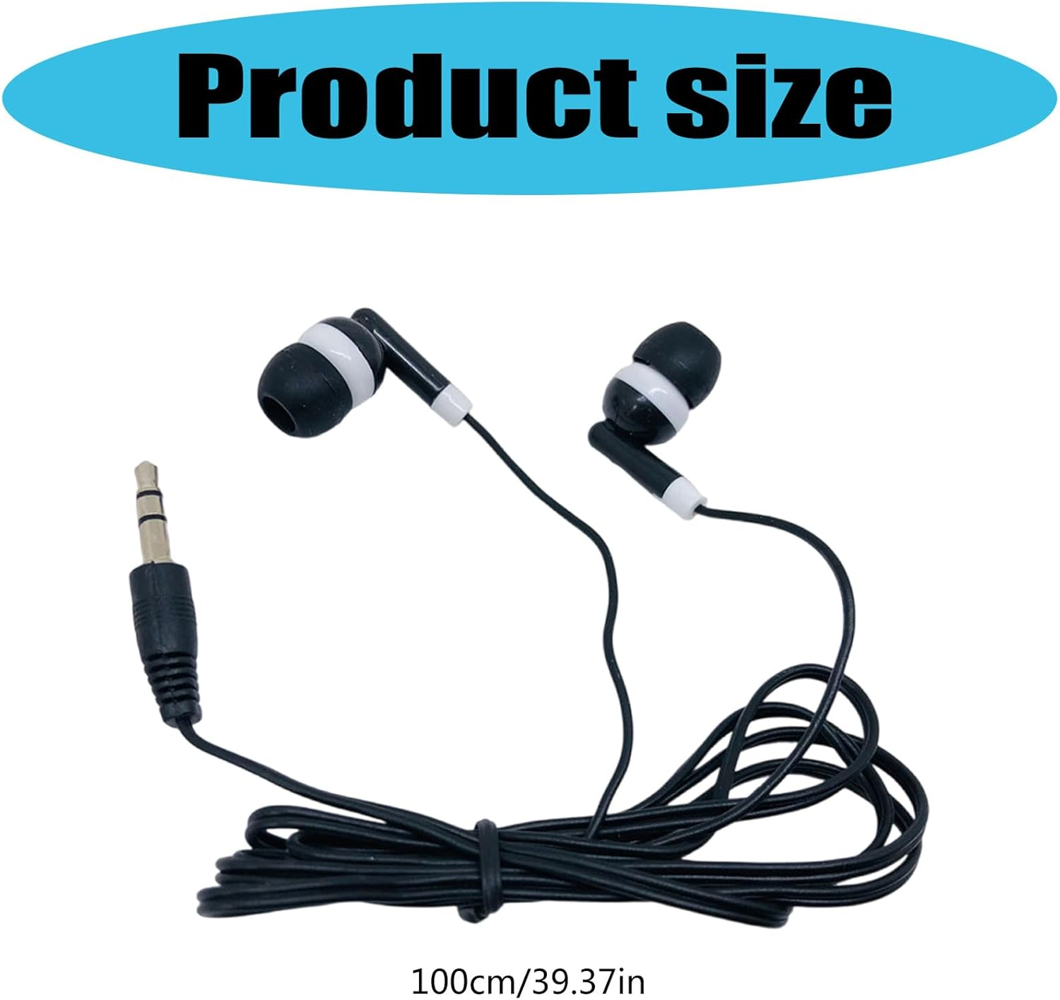 3.5Mm In-Ear Cord Earphone for Smartphone Earphones Sound Powerful Bass Noise Isolating Multifunction Earpiece Noise Isolating in Ear Earphones