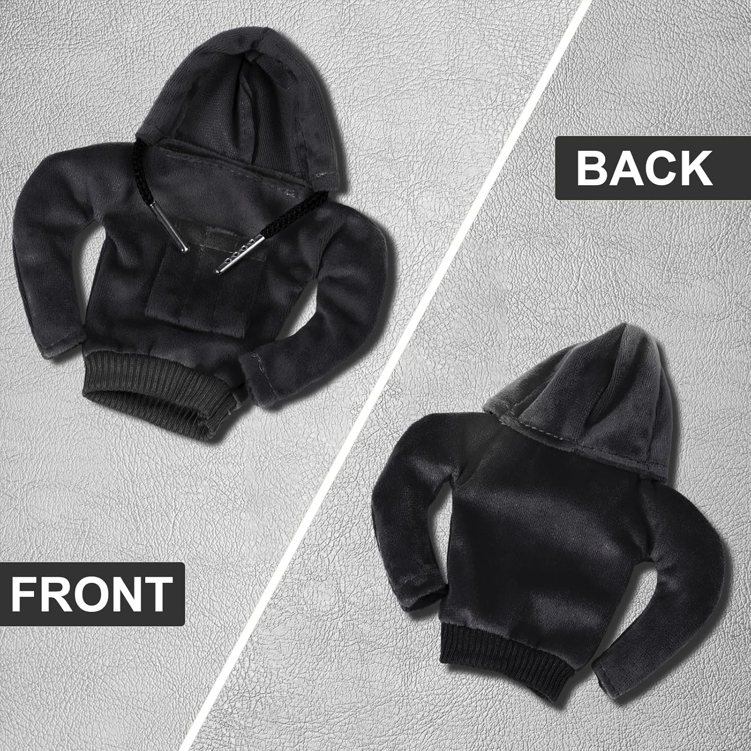 Gear Shift Hoodie, Universal Car Gear Shift Knob Cover, Funny Sweater Shifter Hoodie, 4.7 Inch Gear Stick Hoodie Protector Decoration(Black) - Army Green image number 2