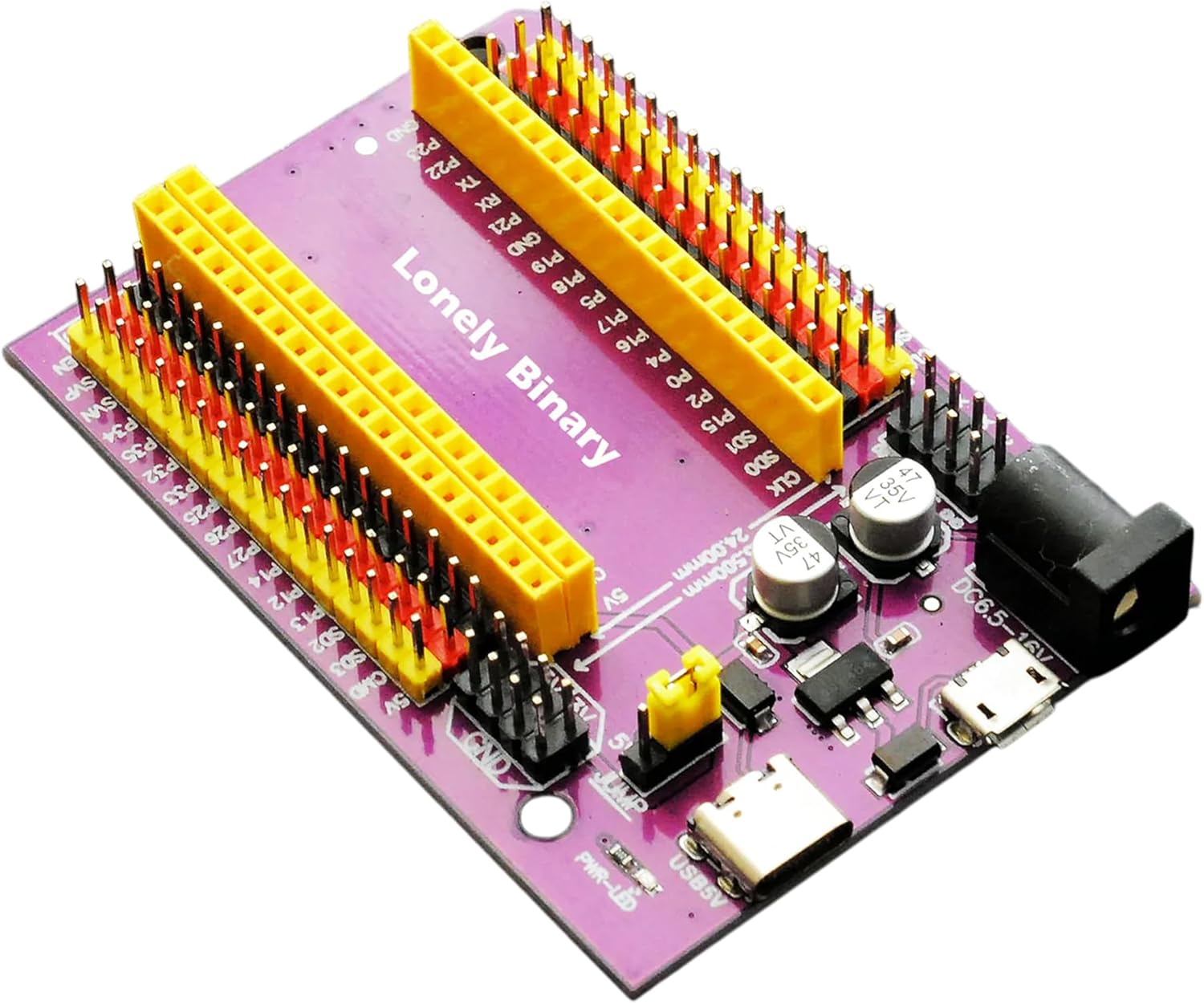 3-Pack ESP32 16MB Flash Wifi Bluetooth Development Boards and a Expansion Board Compatible with Arduino IDE and Micropython (Devkitc-16Mb[X3]+Expansion) image number 2