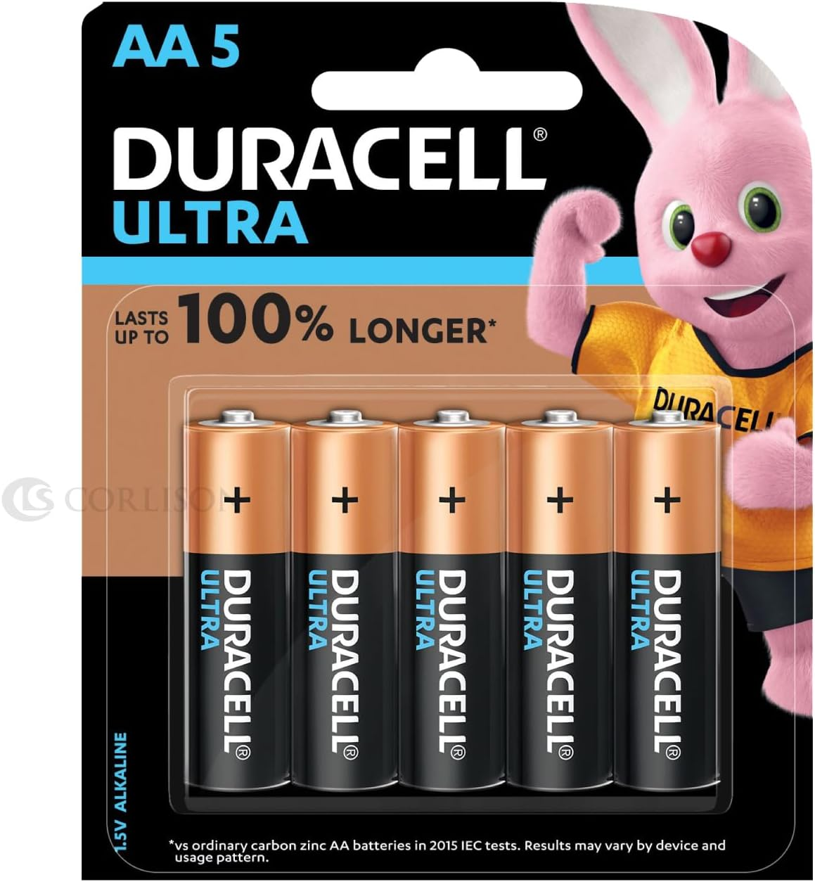Duracell Ultra 1.5V Alkaline AA Batteries (Pack of 5)