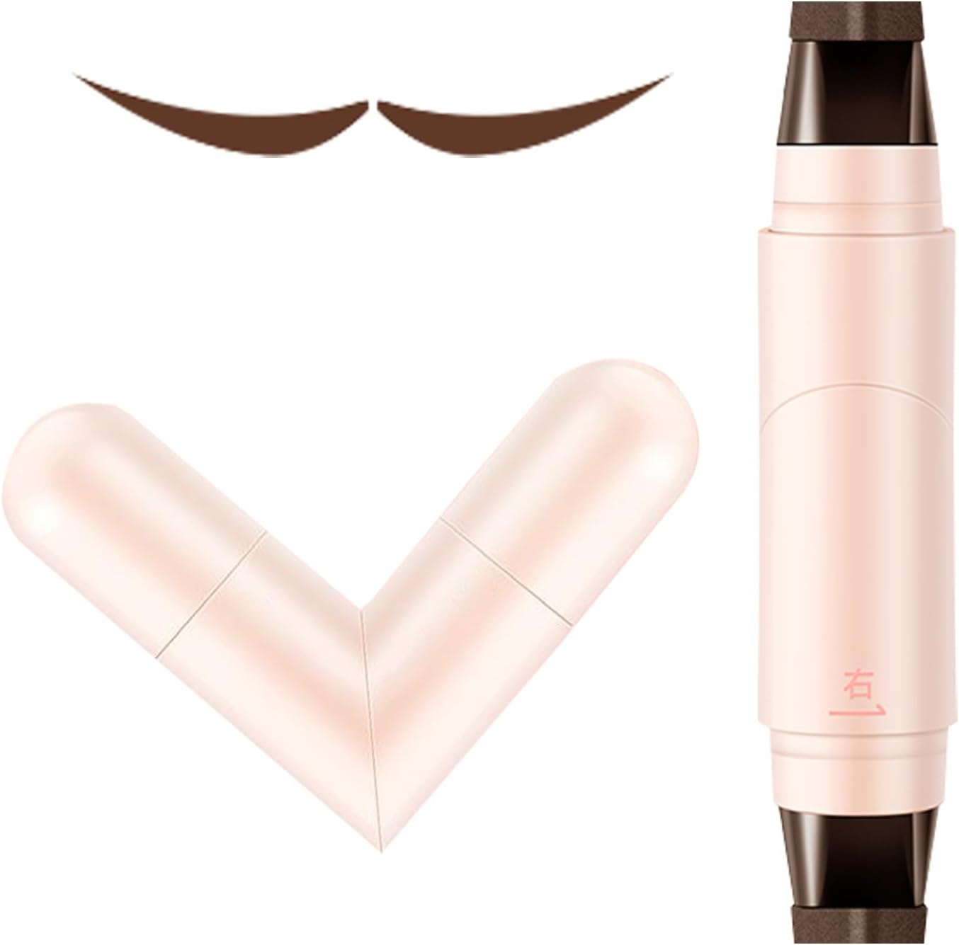 Eyeliners Stamps | Foldable Double Ended Eyeliner Stencil | Long-Lasting Smooth Precise Smudge-Proof Pen Tool for Womens Quick Makeup