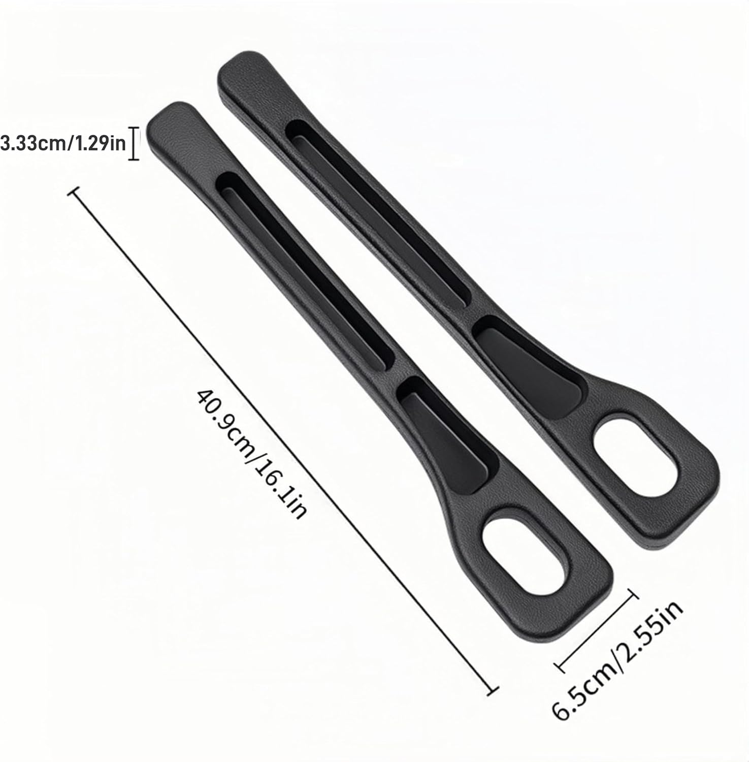 Car Seat Gap Filler of 2, 2025 Upgraded Car Seat Gap Organizer Storage Box,Fills the Gap between the Seat and Console to Prevent Items from Falling Out, Suitable for Cars, SUV and Trucks (Black) image number 2