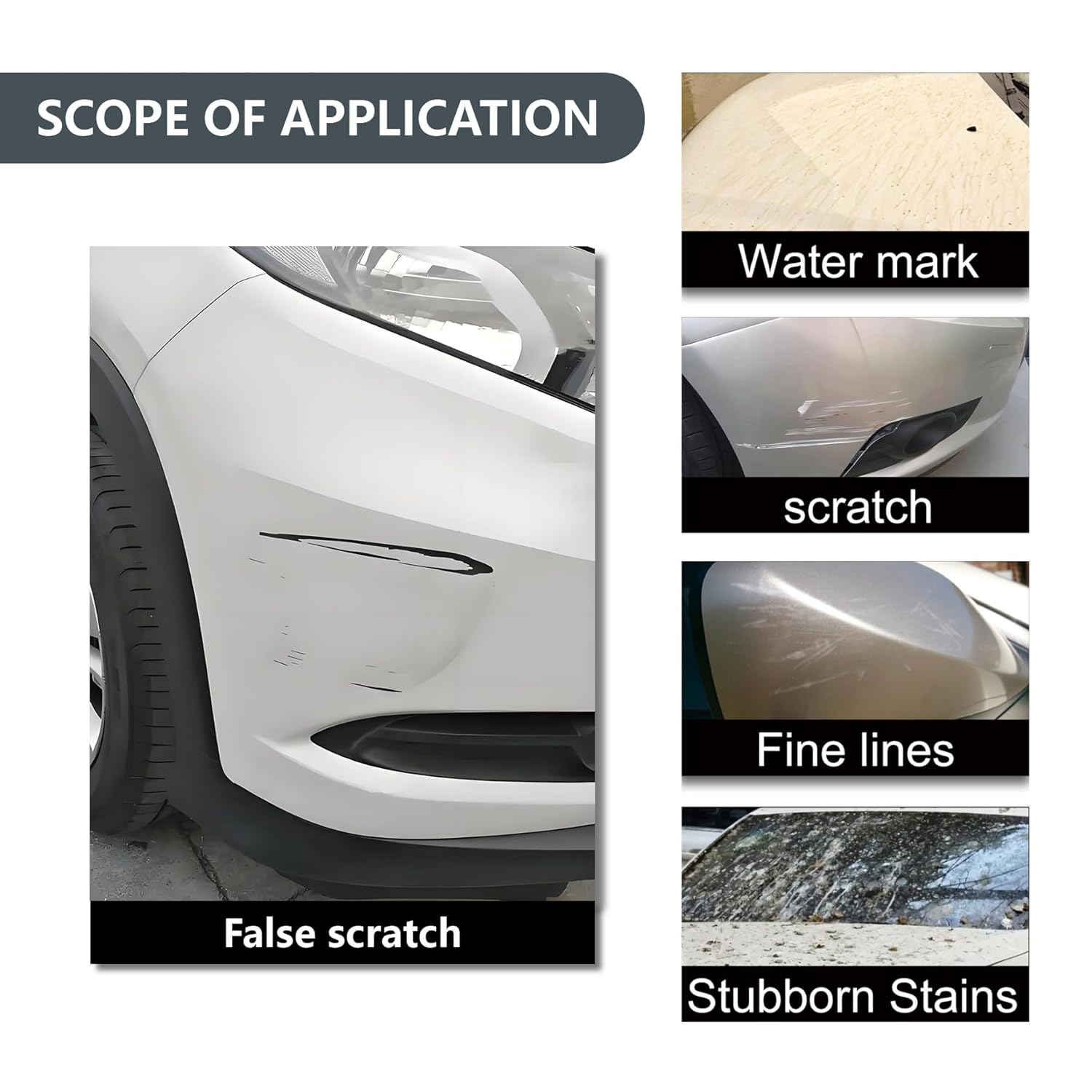 POKITA X Nano Sparkle Cloth Car Scratch Remover &ndash; 6 Packs, Nanosparkle Cloth for Light & Deep Scratches, Water Spots, Surface Repair &ndash; Safe for All Vehicle image number 2