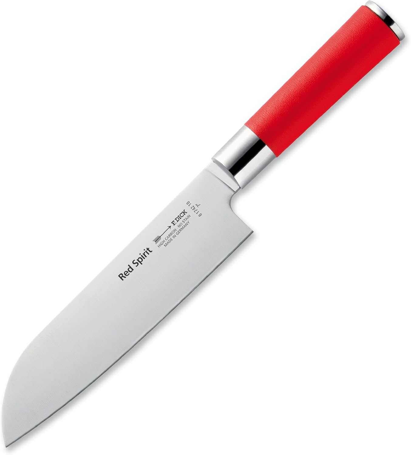 F.Dick FD-81742-18-2 Red Spirit C&C/P Santoku Knife, Black, FD-81742-18-2 image number 4