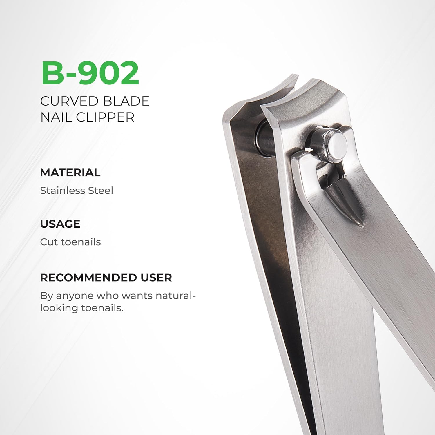Nghia Stainless Steel Nail Clipper B-902 - Grey image number 5