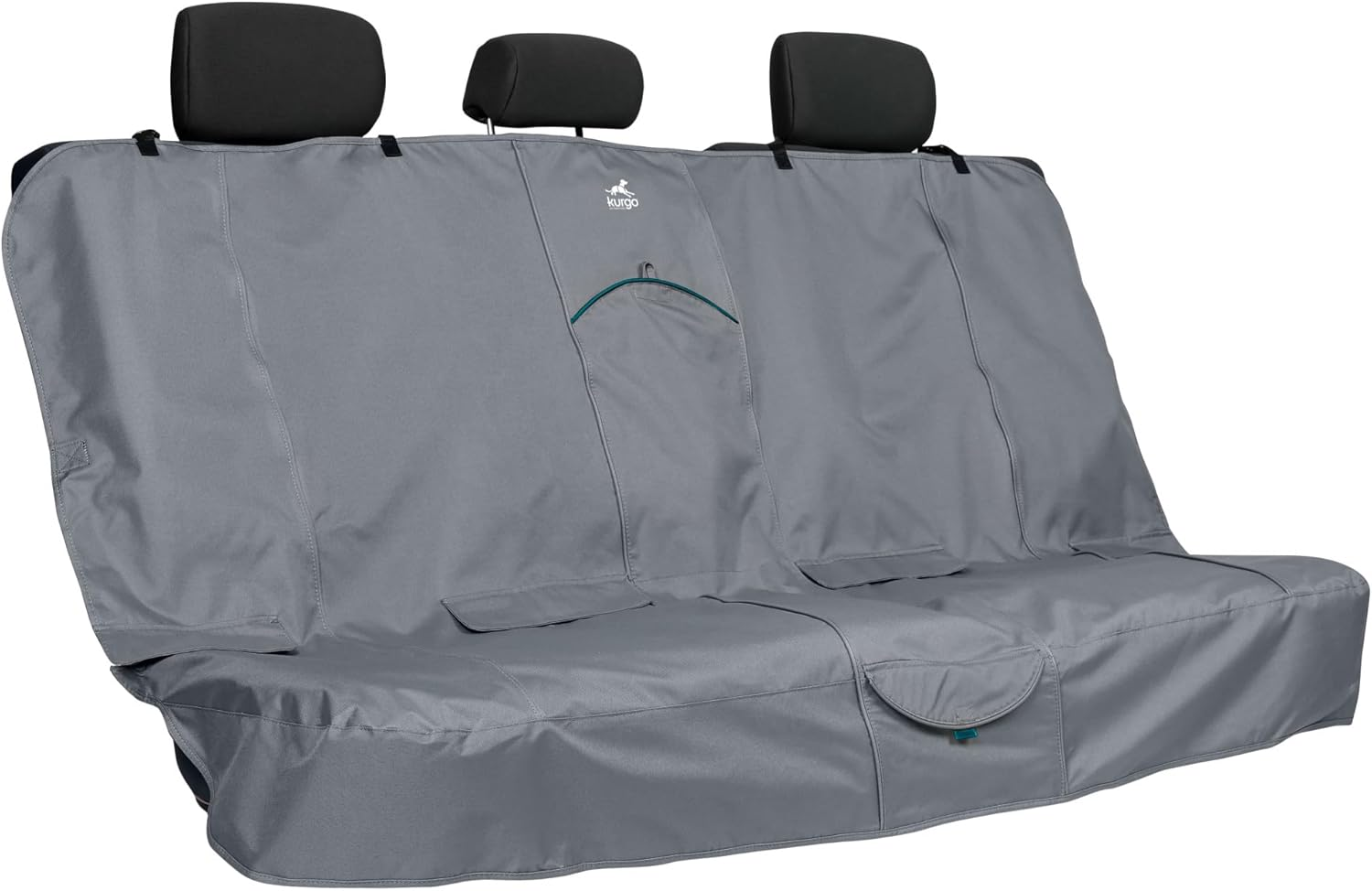Kurgo Extended Bench Seat Cover, Charcoal