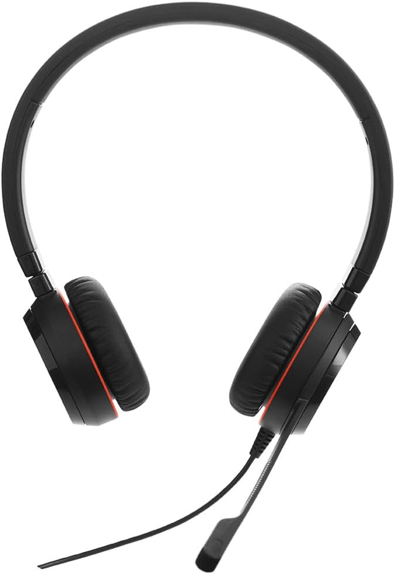 Jabra Evolve 30 II Wired Headset - USB C + 3.5Mm Jack - Advanced Chipset with ANC in Uni Directional Microphone - on Ear Headphones with Noise Cancelling Mic - Rich, Immersive Sound - Microsoft Teams image number 5