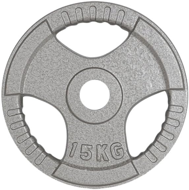 Cast Iron Olympic Weight Plates for Adjustable Olympic Dumbbell and Barbell - Premium Quality Hammertone Strength Training Plates for Body Building, Weightlifting, WOD, MMA, Crossfit, Fitness & Sports - 1.25Kg to 20Kg