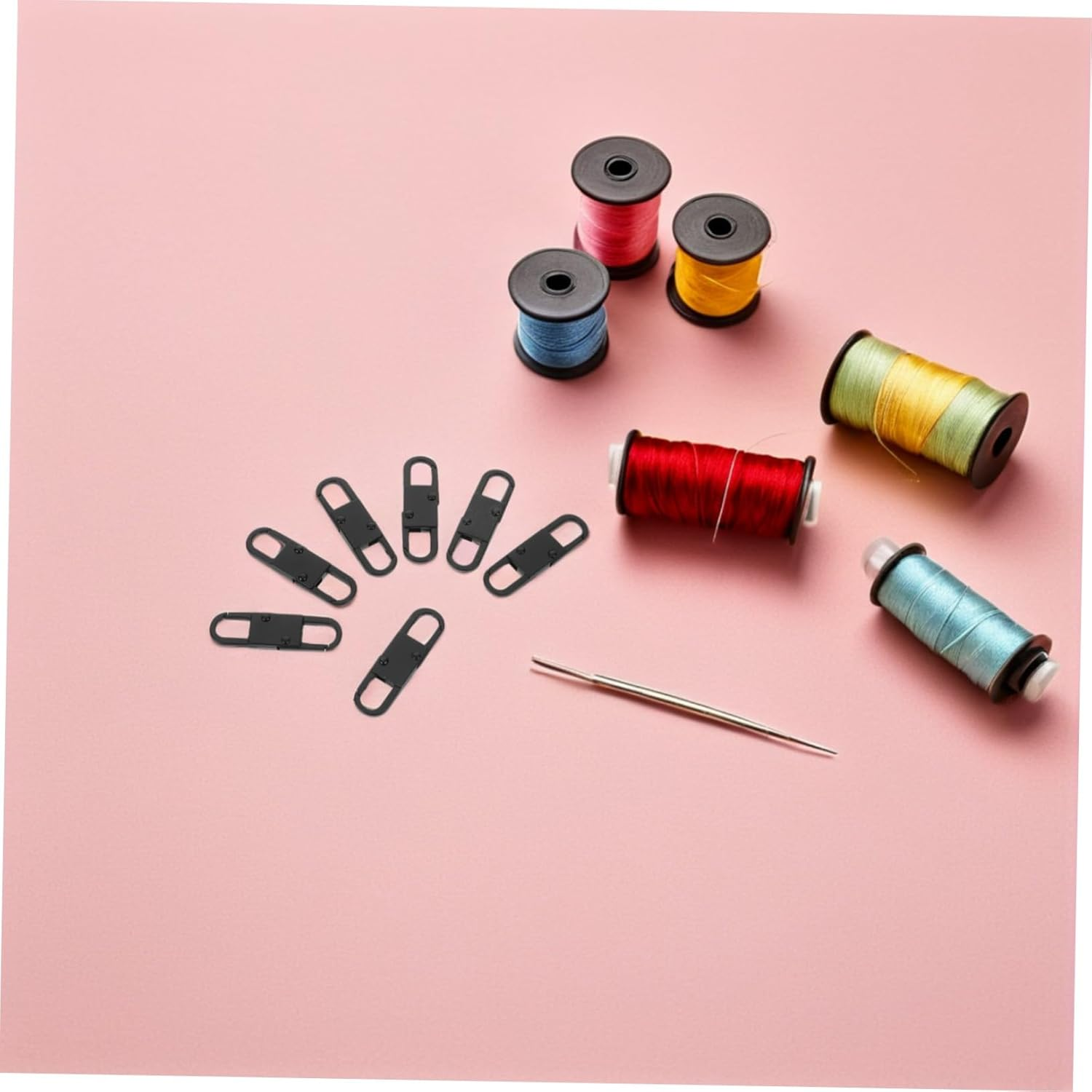 WOONEKY 20Pcs Theft Double Carabiner Clips Small Spring Gate Snap Hooks for Keys Luggage Handbags Metal Alloy Mini Clips for Travel and Outdoor Use image number 1