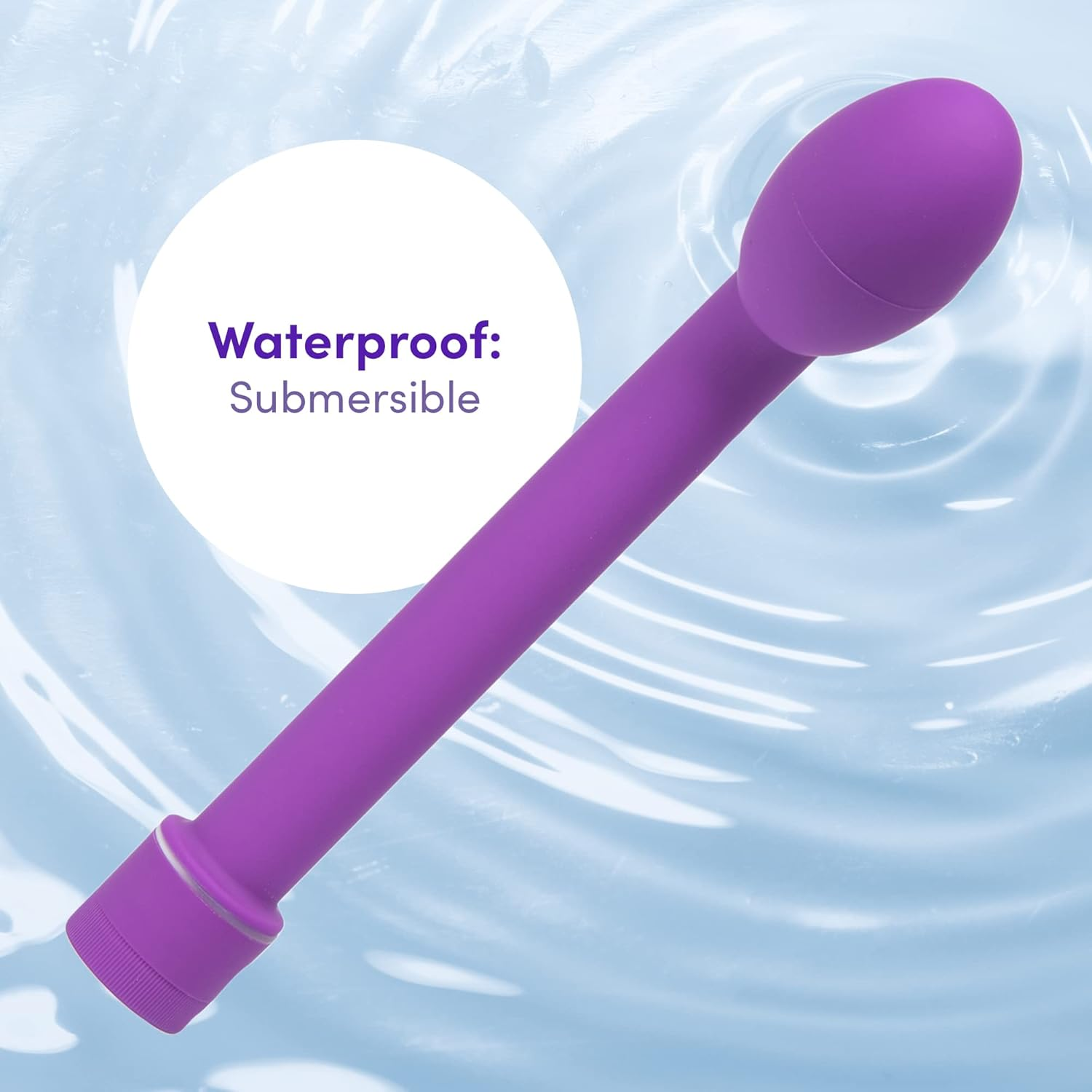 Lovehoney Purple G-Slim G-Spot Vibrator - Plastic - Waterproof & Beginners Friendly