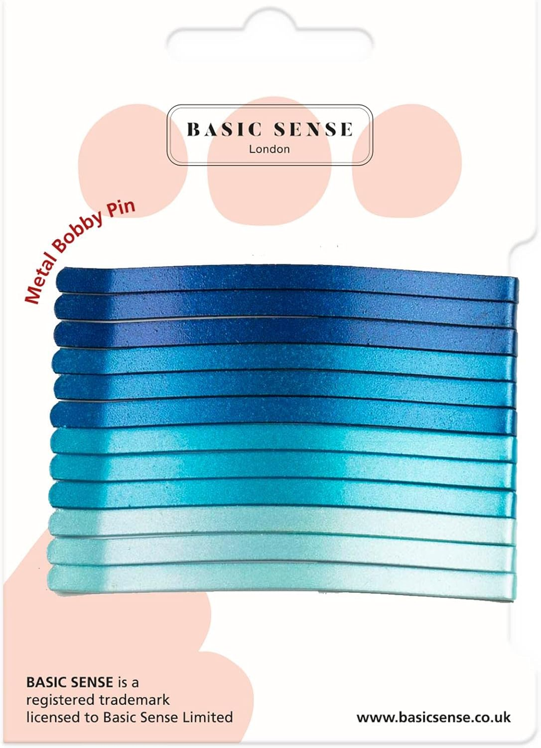 Basicsense Jumbo Metal Hair Pins Sturdy & Durable Long Last Strong Bobby Slides Clips for Thick Hairpins (Brown, L) image number 4