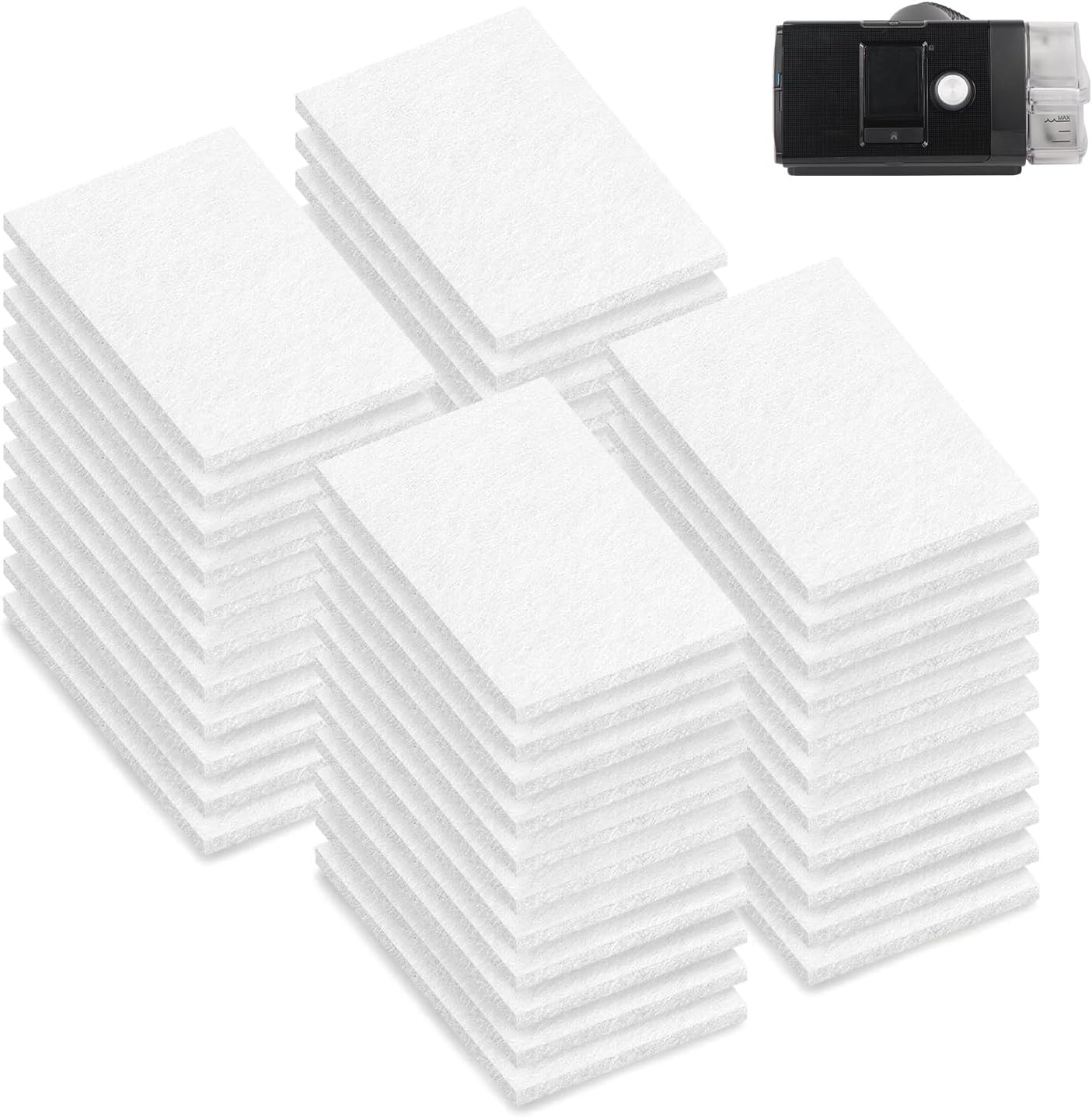 44PCS CPAP Filters for Airsense 10, HEPA Filter for Airsense 10, IBEET Supplies Filters for RSM 10, S9/S10, HEPA Filters for S9 Airsense