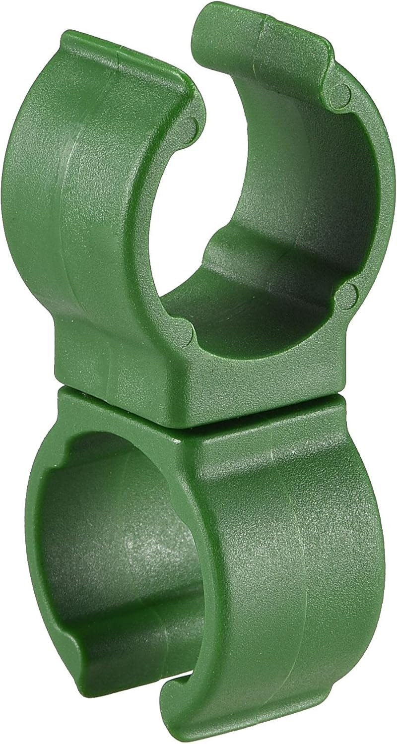 Uxcell Gardening Universal Clip, PP Plastic Rotatable Trellis Connector Bracket Parts for 20Mm Dia Plant Stakes 12Pcs image number 1