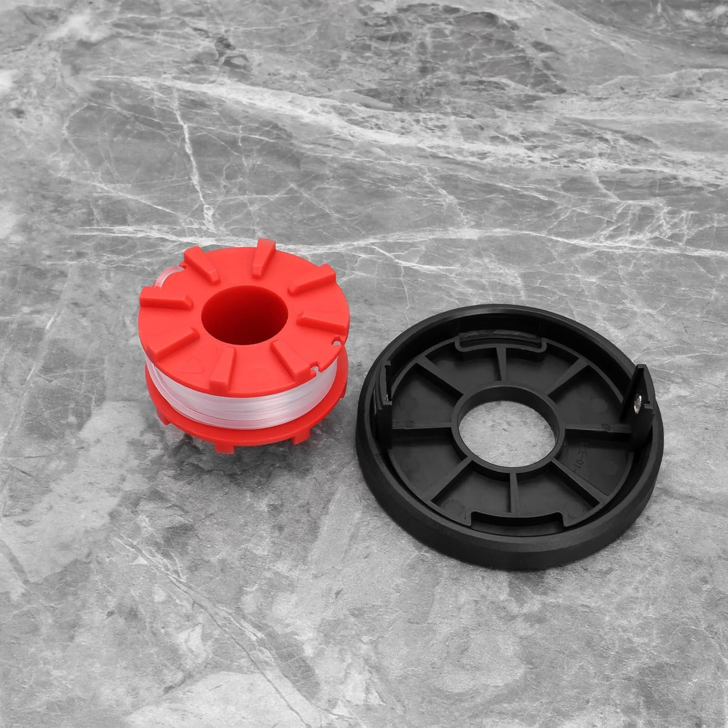 Ecsing 1 Set Lawn Trimmer String Trimmer Line Spool Compatible with Einhell GE-CT 36/30 LI E SOLO Compatible with AGILLO 36/255 BL-SOLO Compatible with AGILLO 18/200 image number 1