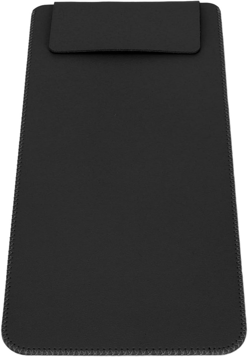 PU Leather Keyboard Sleeve, Protective Case Travel Sleeve Bag Case Portable Lightweight 30X14X1Cm for Multi-Device Wireless Keyboard (Black) - Apricot image number 6