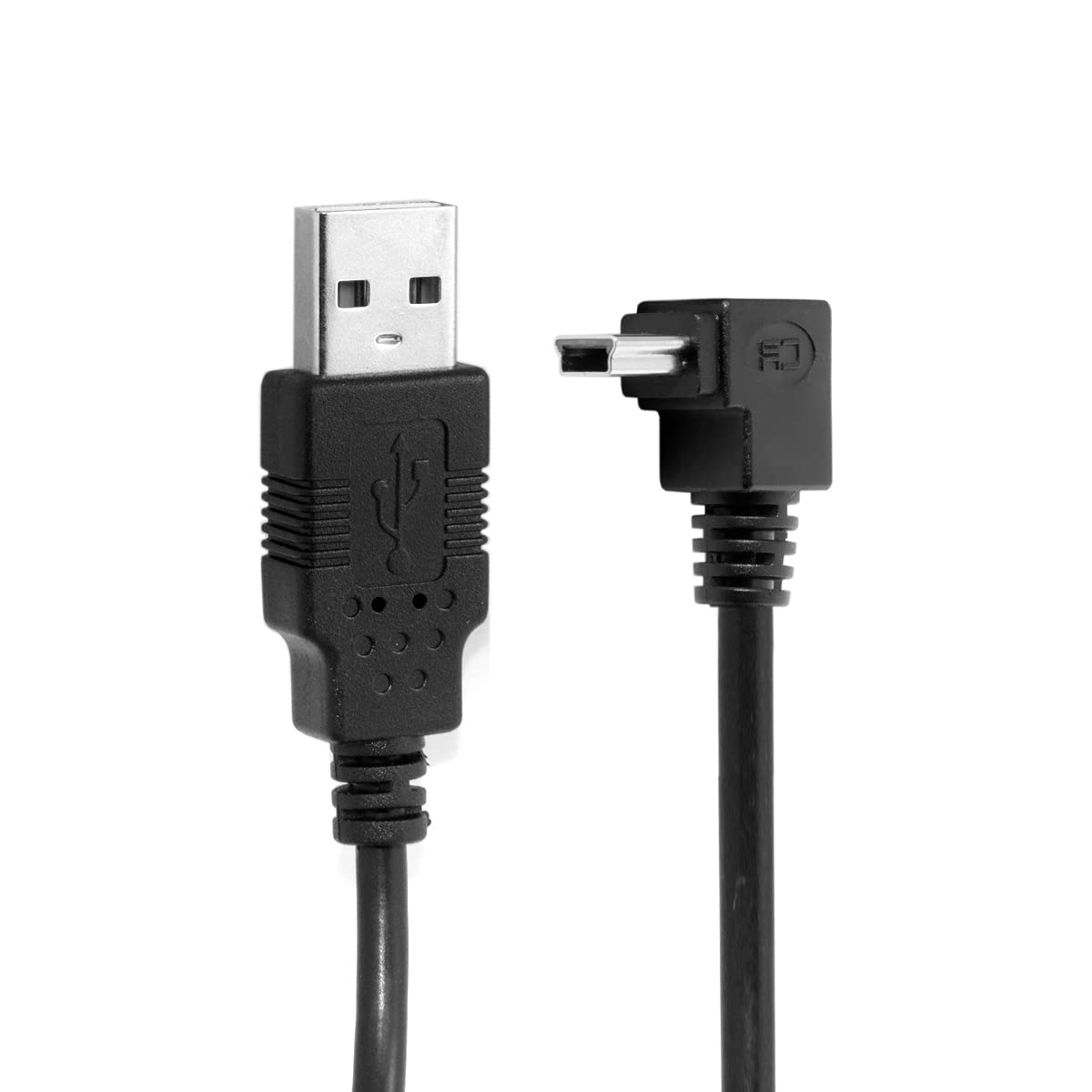 Chenyang Mini USB Cable USB 2.0 to Mini USB-B 5Pin 90 Degree down Angled Extension Data Cable 0.5M