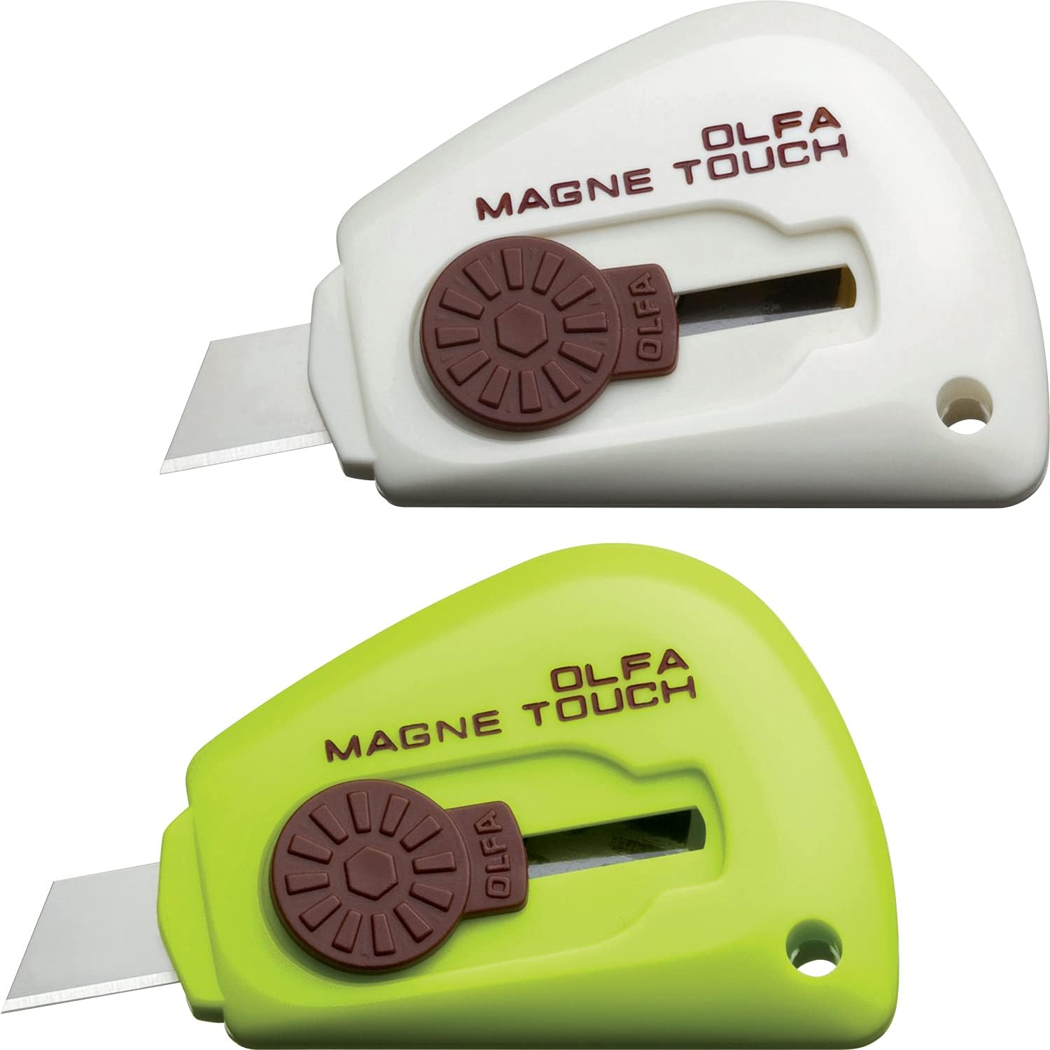 OLFA 95B2 Magnetic Touch (2 Covers) (White/Lime Green) image number 1