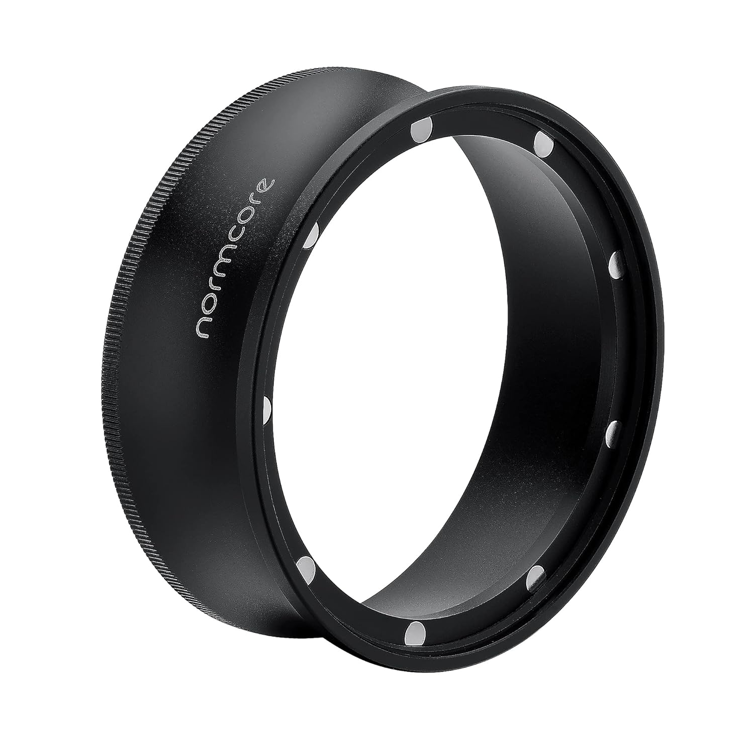 Normcore 54Mm Magnetic Dosing Funnel V2, Espresso Coffee Dosing Ring, 28Mm Anodized Aluminum with 9 Neodymium Magnets Fits 54Mm Breville Portafilter, Black image number 3