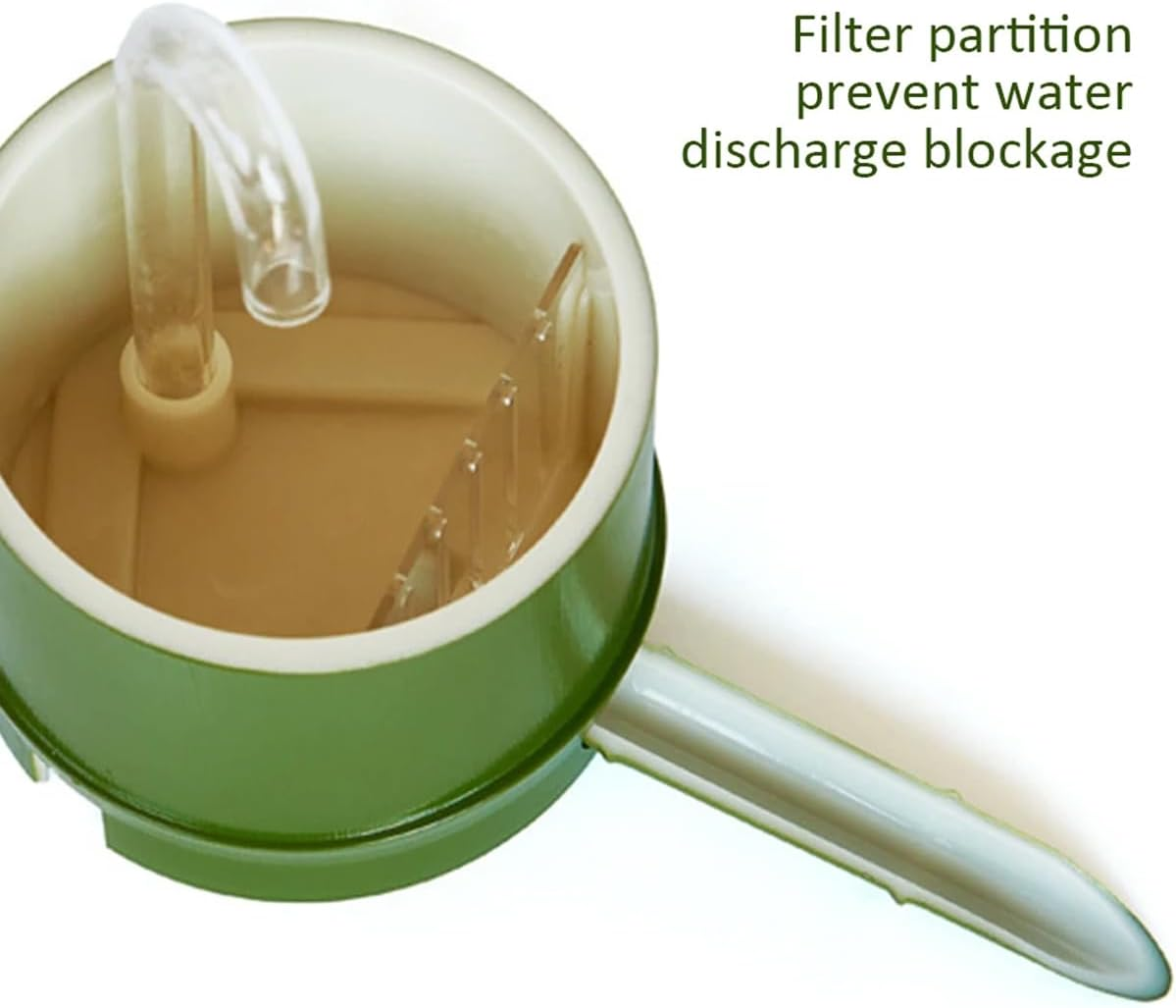 Aquarium Filter Box with USB Water Pump, Bamboo Tube Flow Device, External Fish Tank Filter, Biochemical Cotton Filter, 1W Power, Suitable for 3-8Mm Tank Walls image number 4