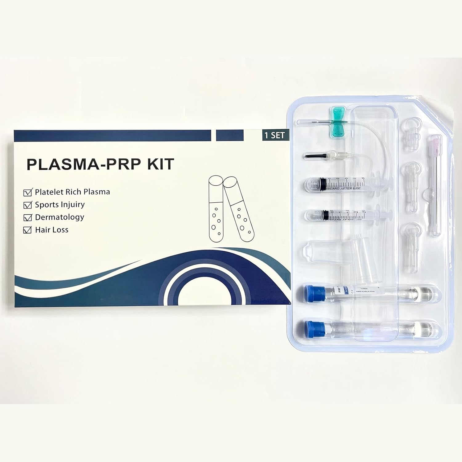 Pure PRP Kit - 15Ml PRP Tubes with Separation Gel & Anticoagulant &ndash; Complete Laboratory PRP Set (Five Set) - Two Set image number 3