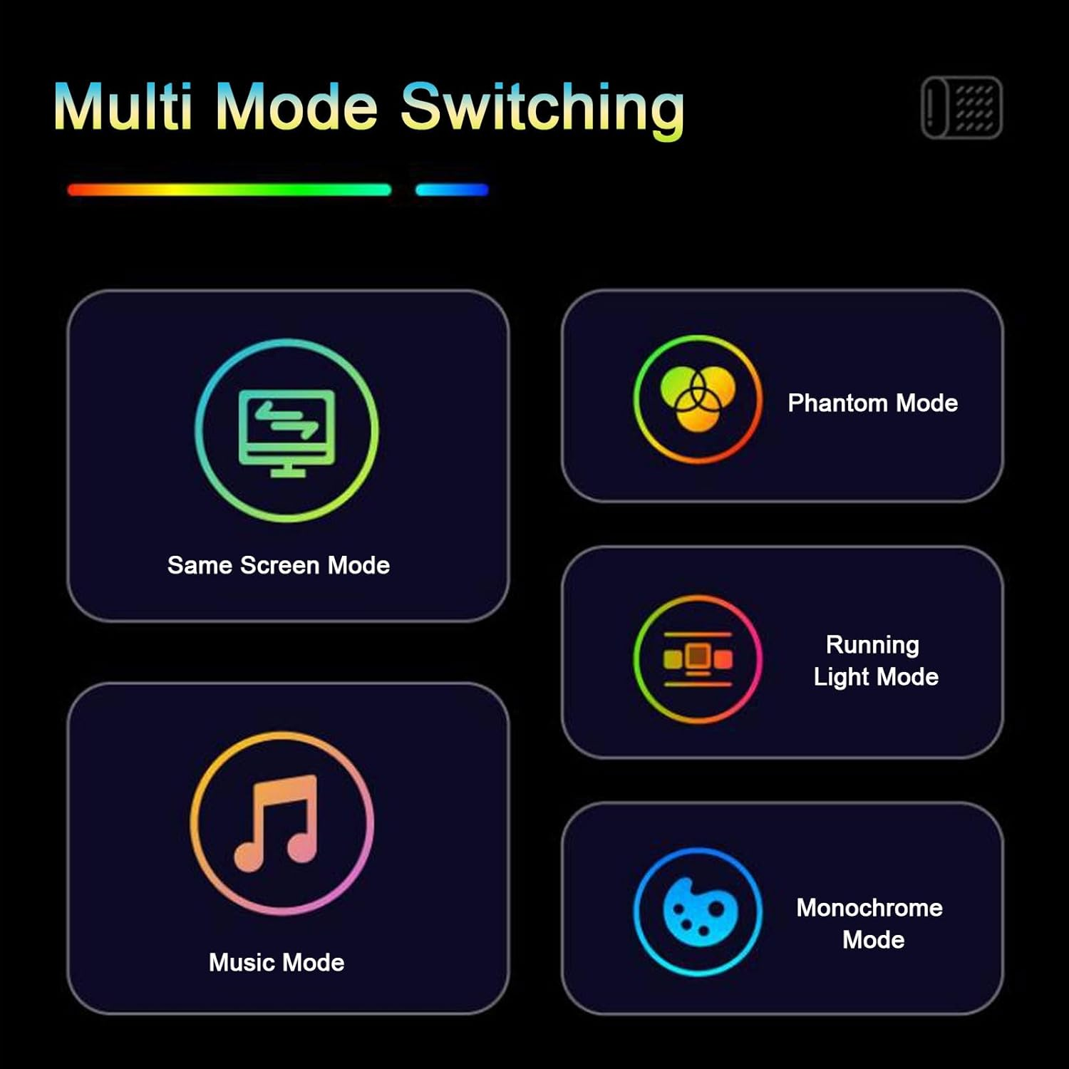 LED Gaming Keyboard Pad RGB Illuminated Mousepad with Multiple Lighting Modes for SKYDIMO System 360X308X4.8Mm image number 6