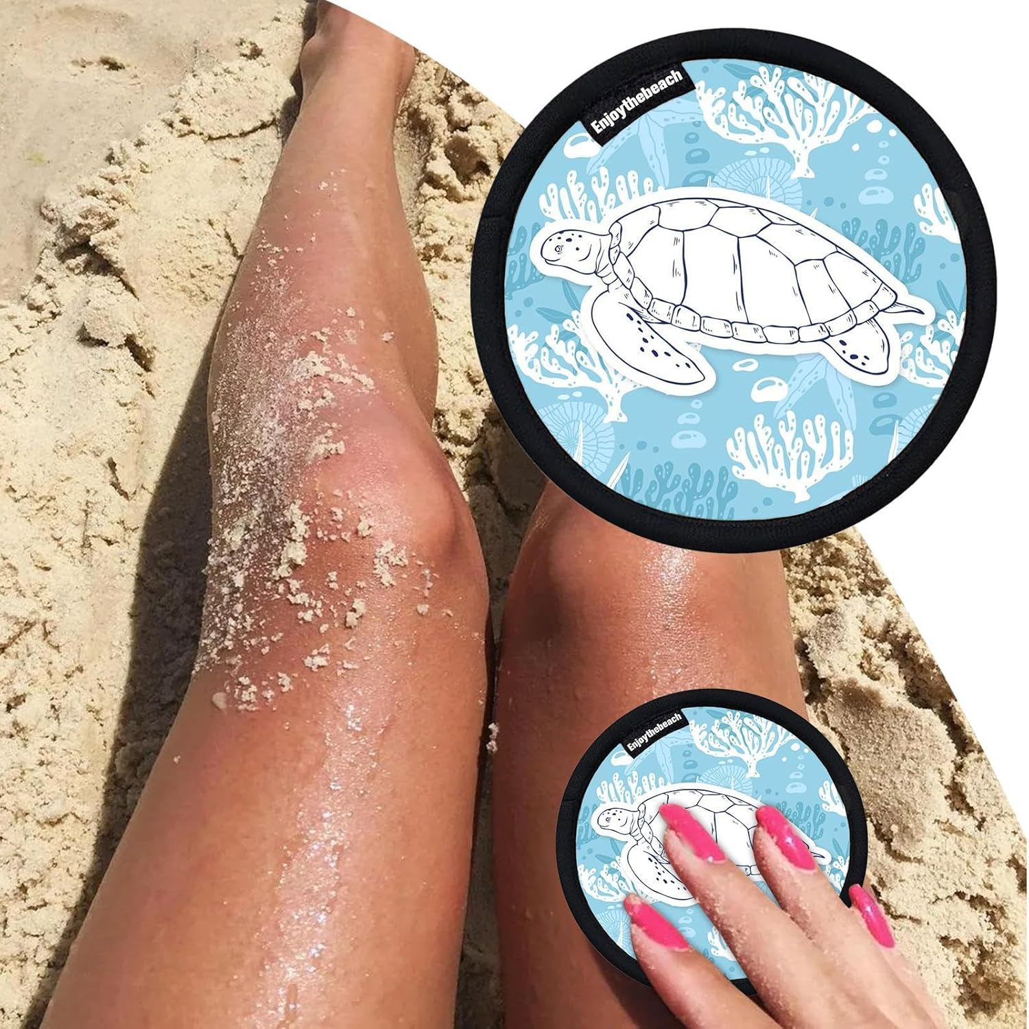 Sand Remover Bag - Portable Sand Removal Bag - Summer Vacation Supplies, Multifunctional Cleaning Brush for Outdoor Travel, Adventures