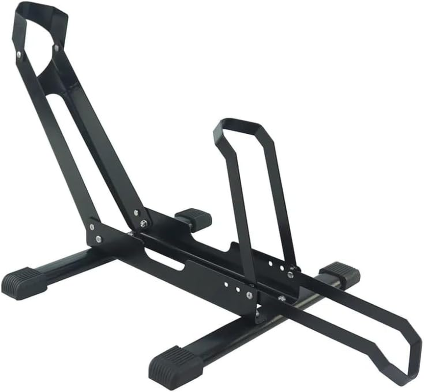 Floor Rack Bicycle Storage Stand Road Bike Parking Repair Cycle Support Portable image number 2