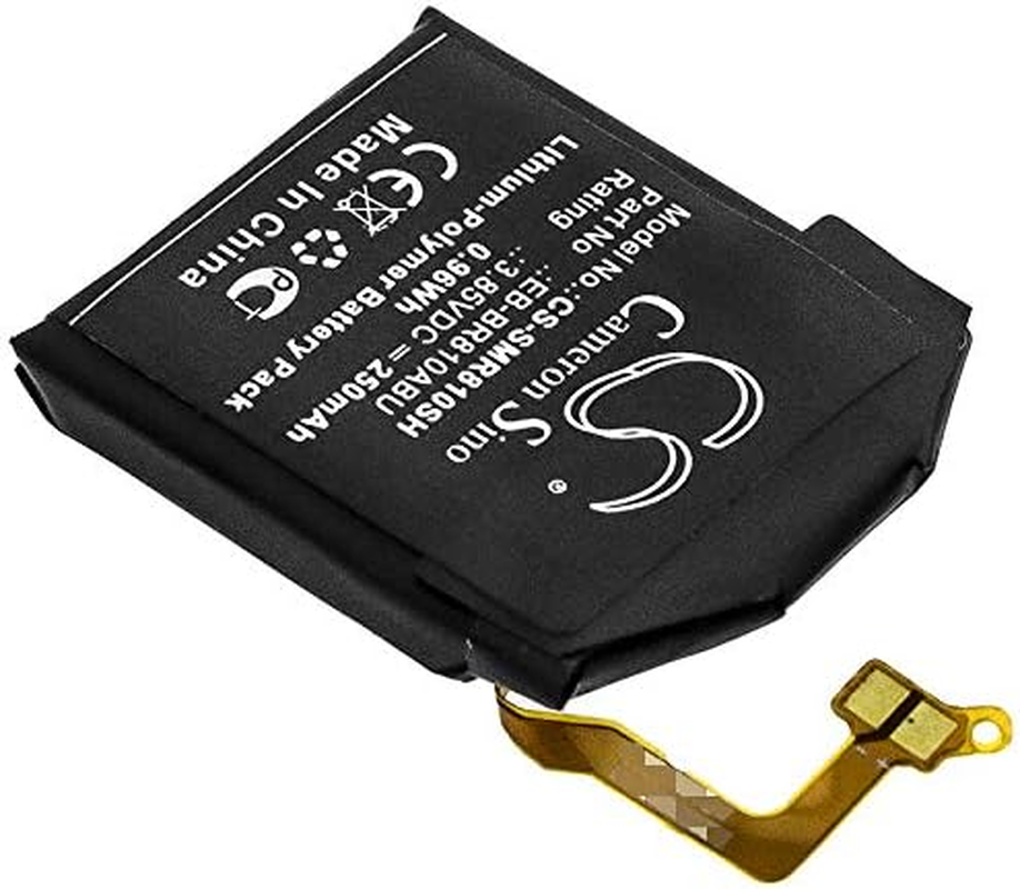NDUSSF Battery Replacement for Samsung Galaxy Watch 42Mm, SM-R810, SM-R815, Part No: EB-BR170ABU, EB-BR170ABY, EB-BR810ABU, GH43-04857A 3.85V
