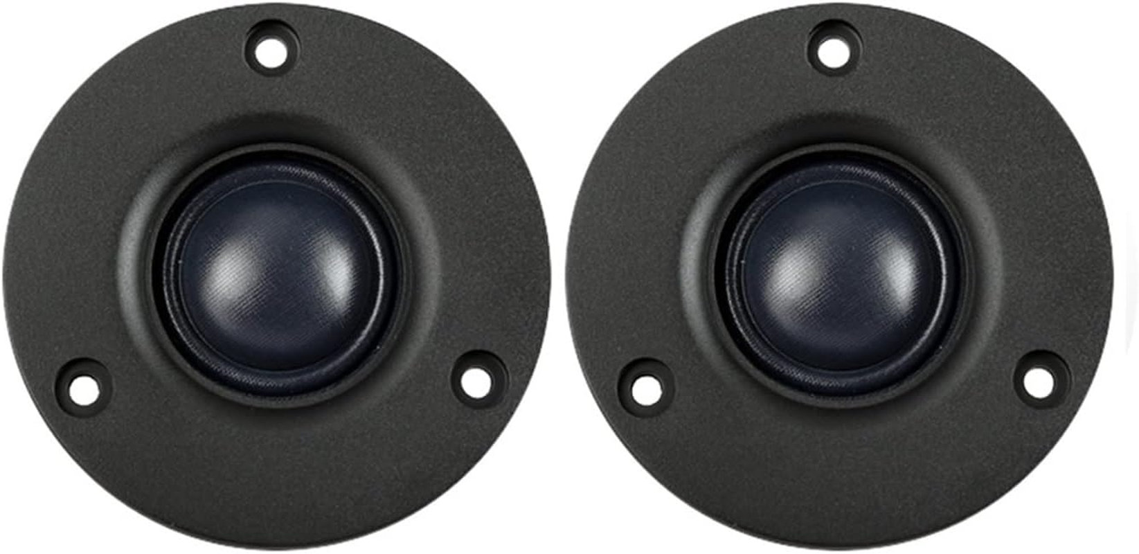 Audio 2Pcs 3 Inch Speaker Tweeter 4 8 Ohm 15W Hifi Silk Dome 25 Core Treble Speaker Neodymium Loudspeaker Home Theater Bookshelf Speaker(8 Ohm 15W Speaker) image number 4