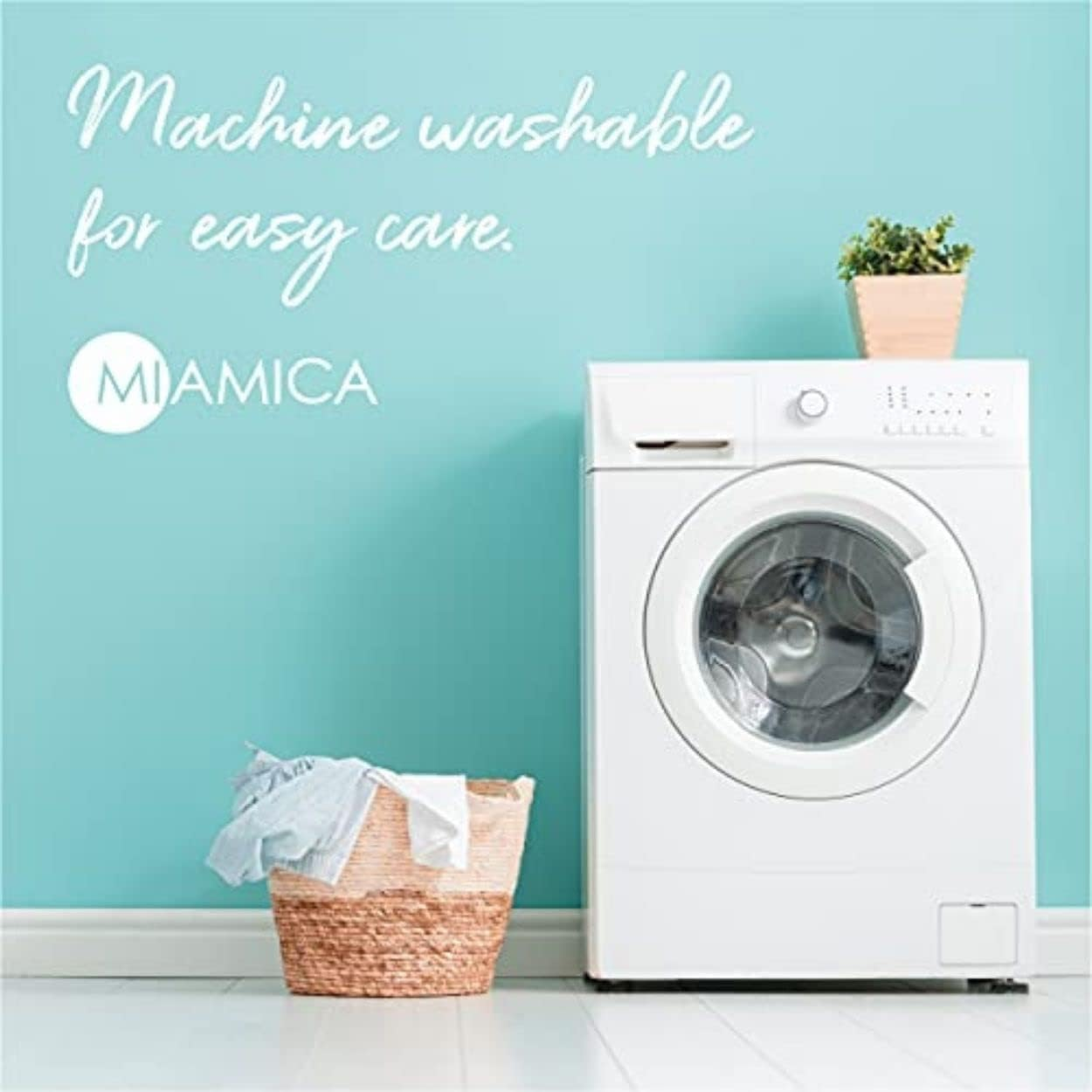 Miamica Travel Laundry Bag, Wash, Dry, Fold, Repeat Packing Organizer, Large, Travel Laundry Bag, Wash, Dry, Fold, Repeat