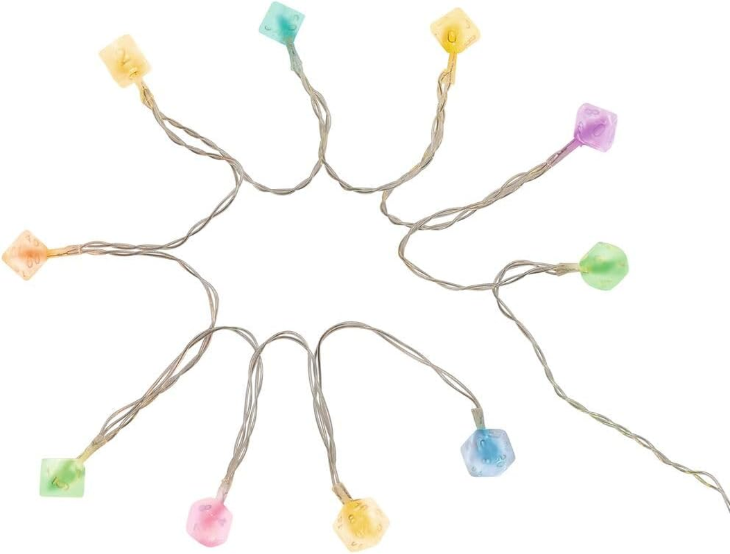 Moses. Let'S Play Cube Fairy Lights - LED Fairy Lights with Colourful Cubes, Soft Colour Changing, Timer Function, Battery Compartment with Decorative Case image number 4