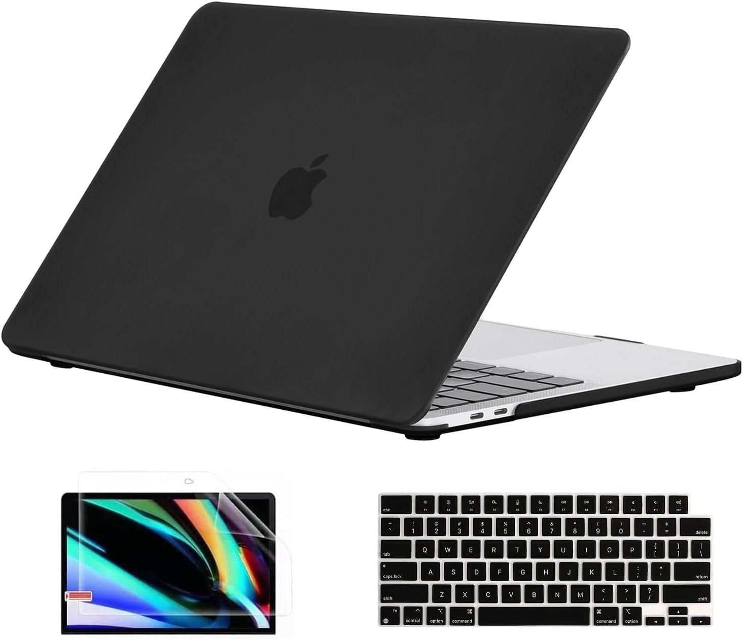 Eoocoo Compatible with Macbook Pro 13 Inch Case M2 2025 2024-2016 Release M1 A2338 A2289 A2251 A2159 A1989 A1706 A1708 Protective Hard Case with Keyboard Cover, Screen Protector - Crystal Clear